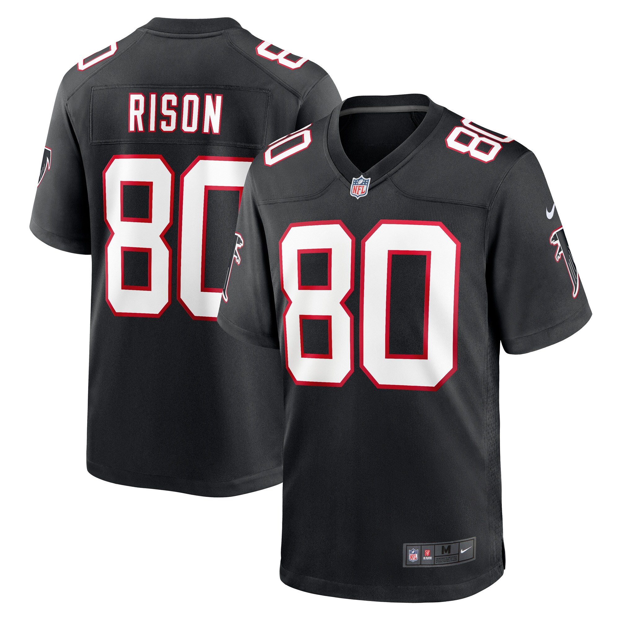 Atlanta Falcons Andre Rison Black Retired Player NFL Jersey Men's