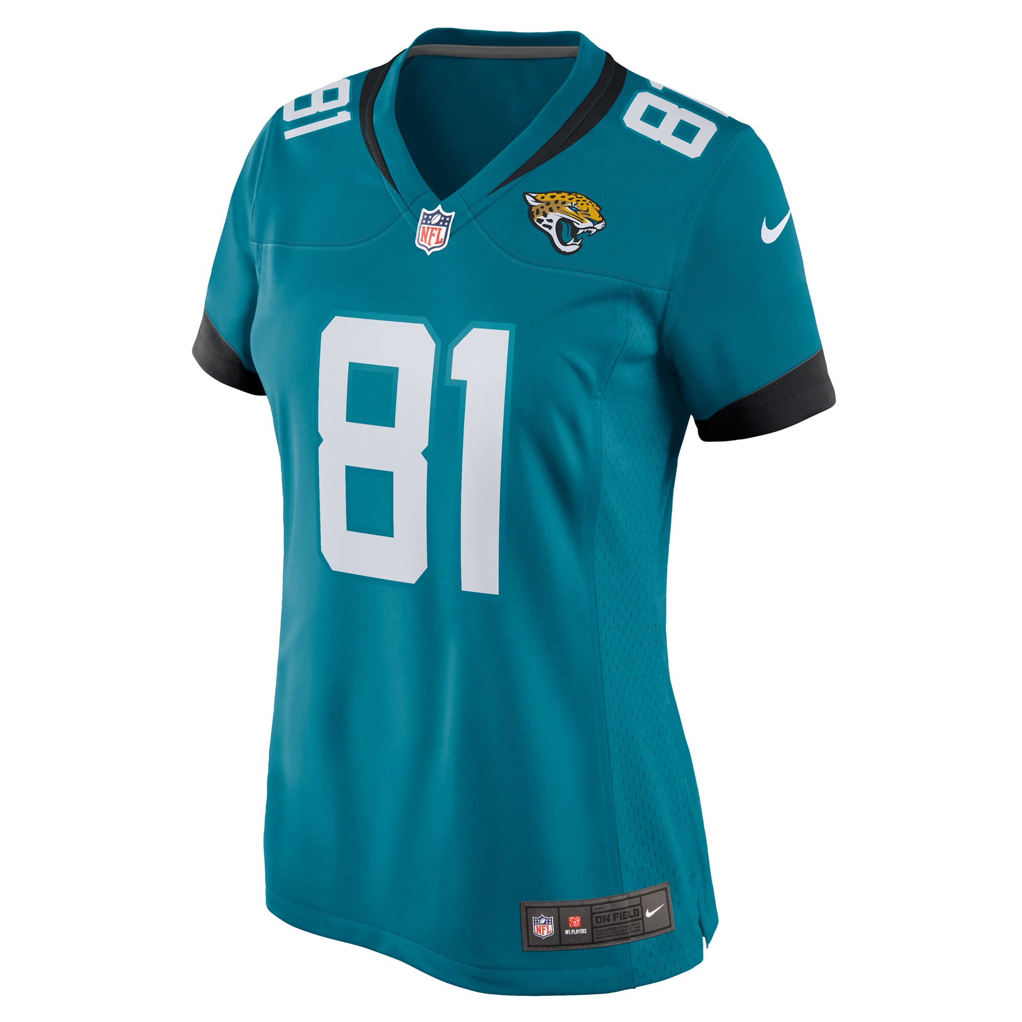Jacksonville Jaguars R. Jay Soward Teal Retired Player Team Game NFL Jersey Women's