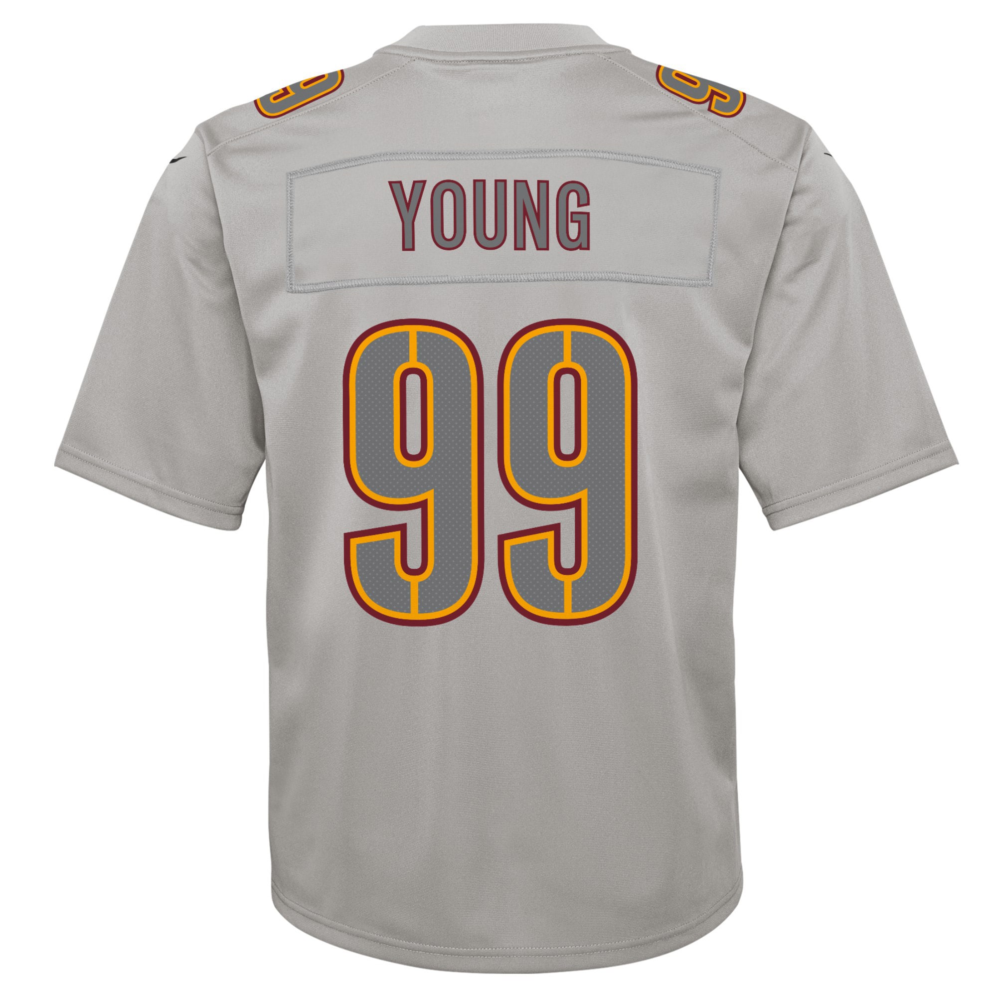 Washington Commanders Chase Young Gray Atmosphere Fashion Game NFL Jersey Youth