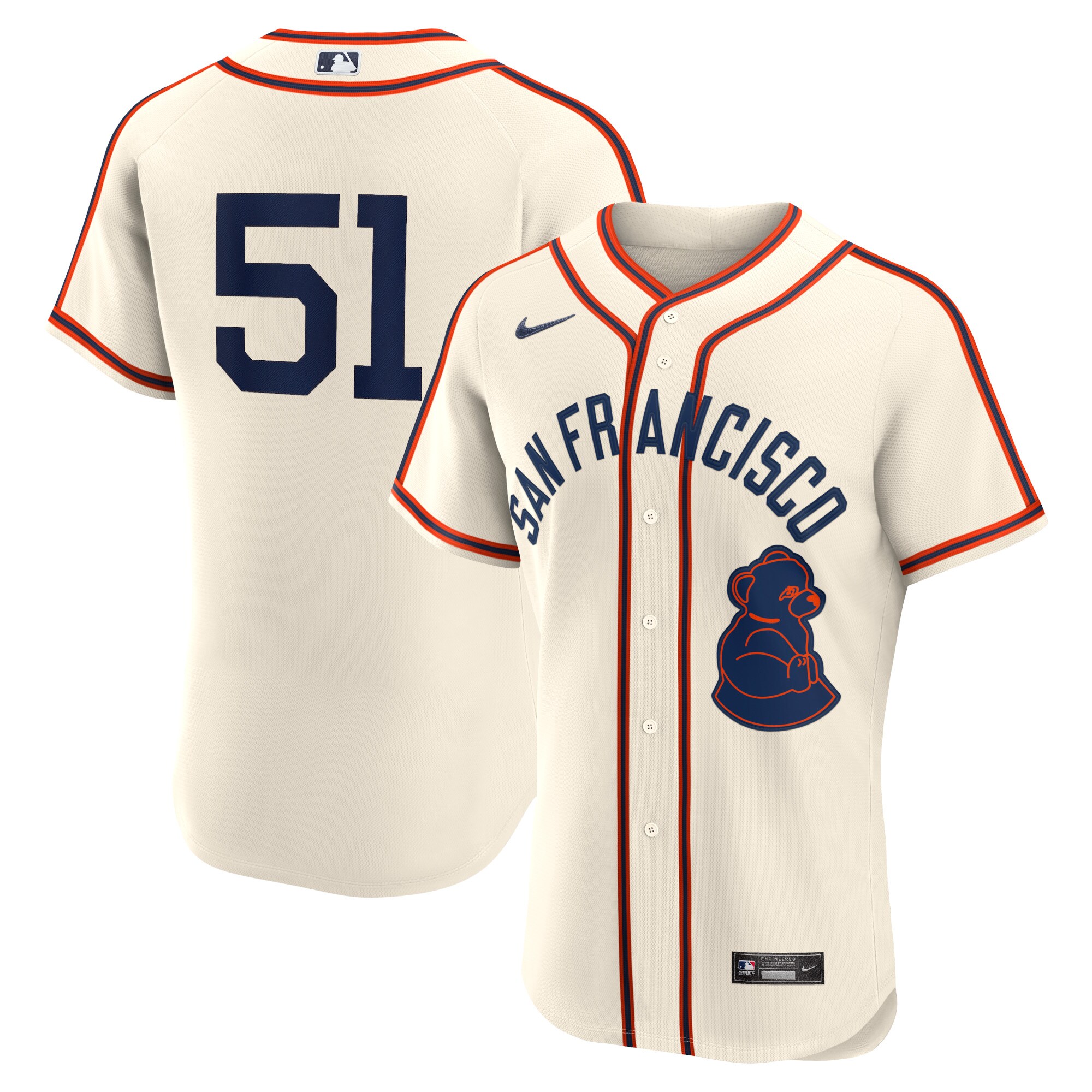 San Francisco Giants Jung Hoo Lee Cream 2024 Rickwood Classic Player MLB Jersey Men's
