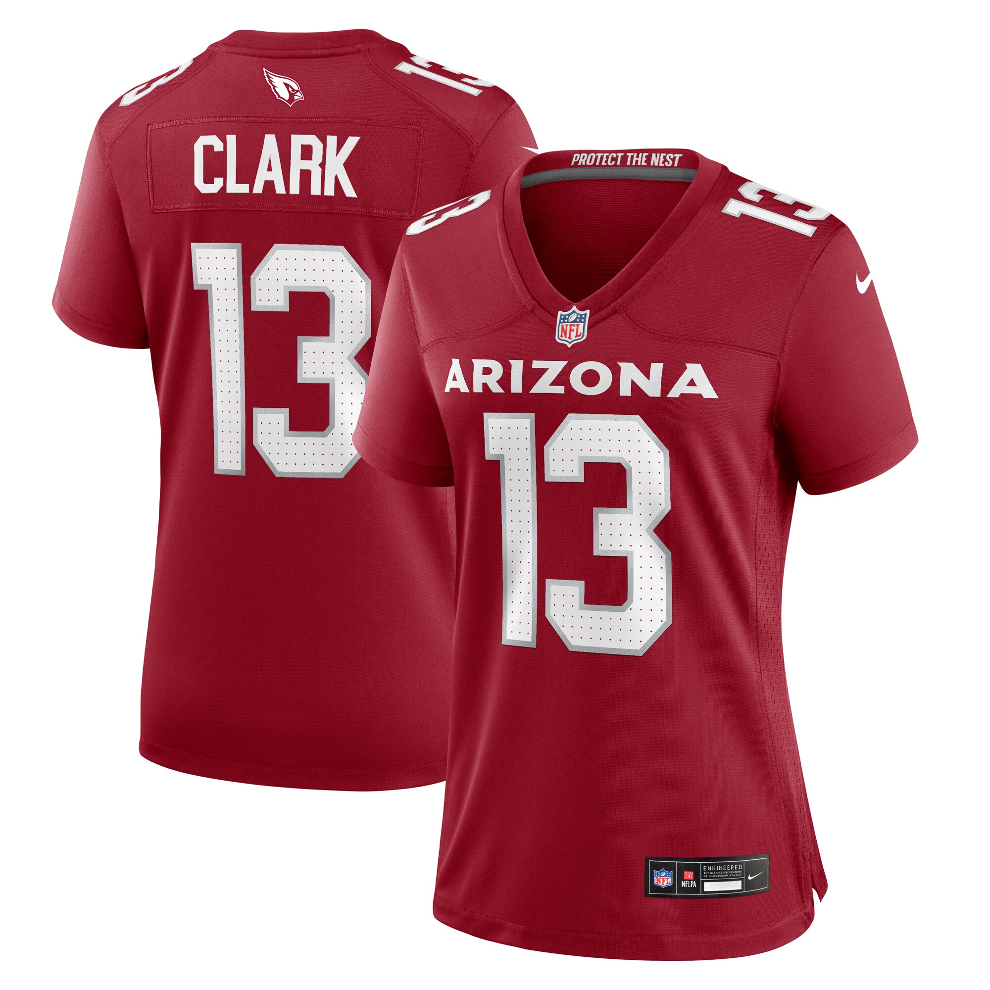 Arizona Cardinals Kei'Trel Clark Cardinal Game NFL Jersey Women's