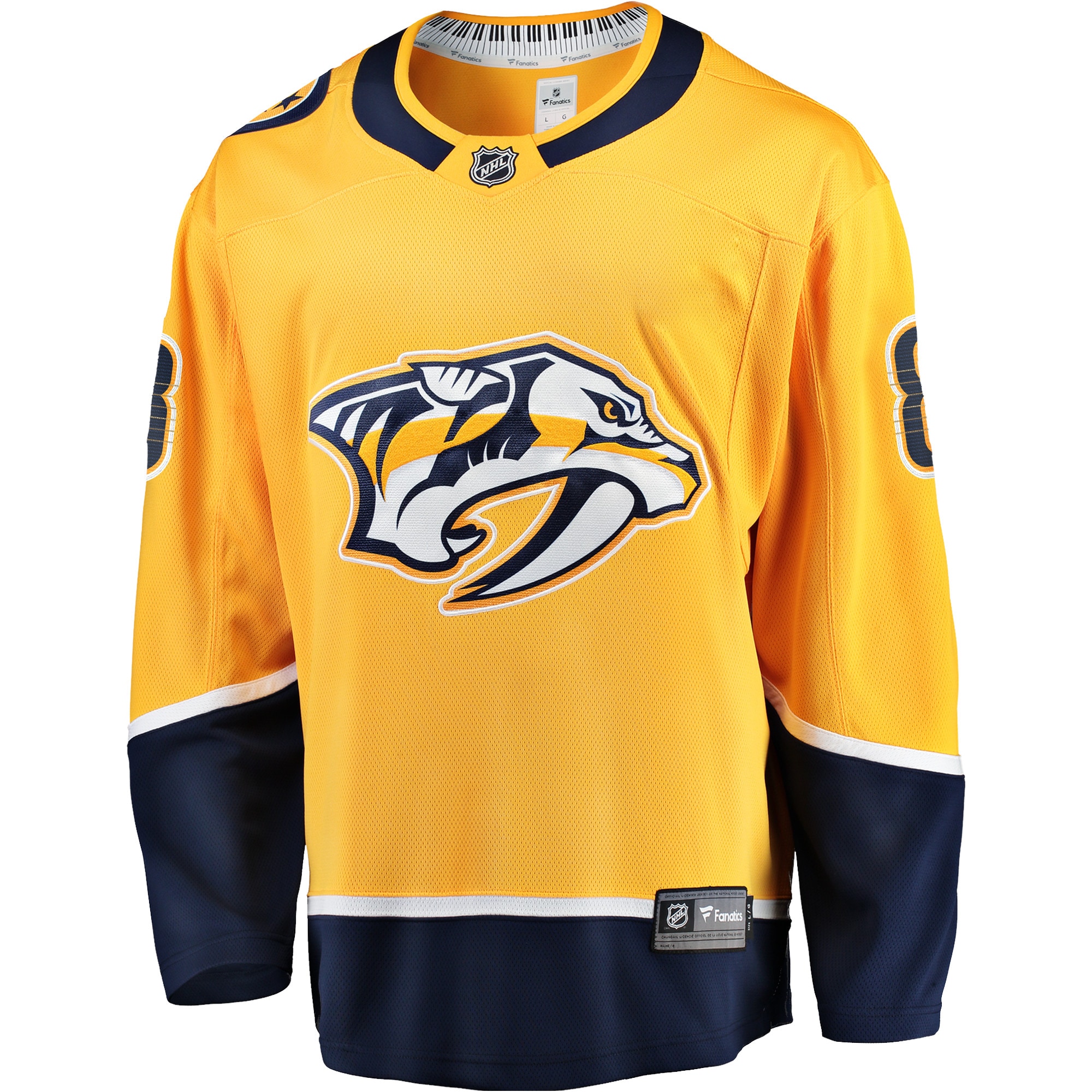 Nashville Predators Cody Glass Gold Home Breakaway Player NHL Jersey Men's