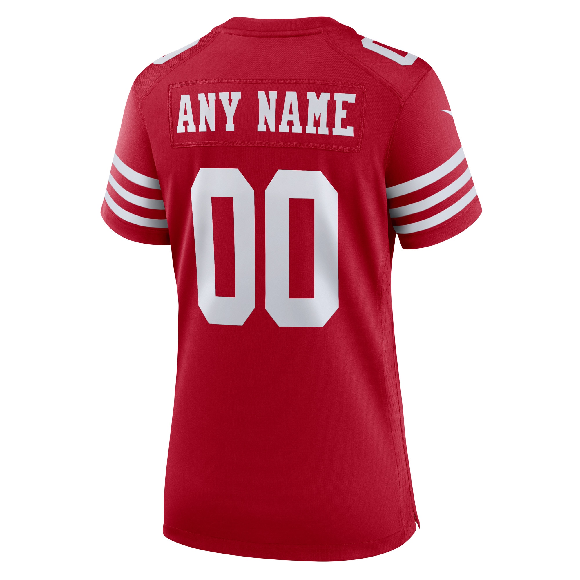 San Francisco 49ers Scarlet Game Custom NFL Jersey Women's