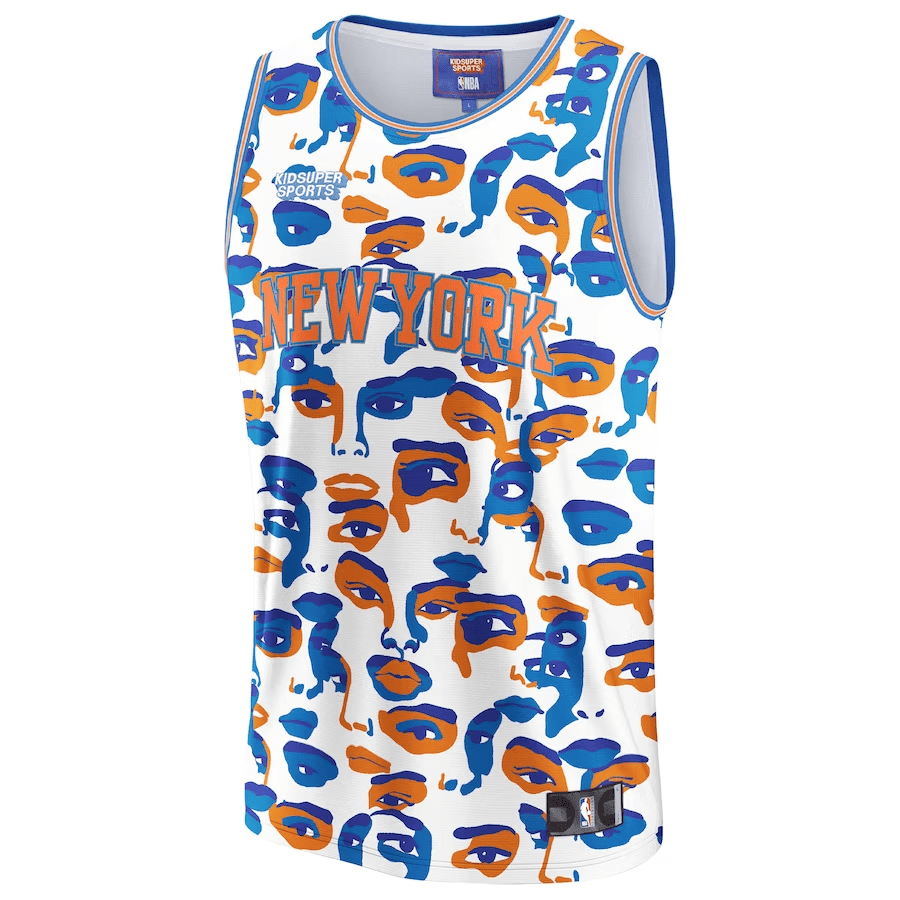 New York Knicks KidSuper Studio Unisex Hometown White NBA Jersey Unisex