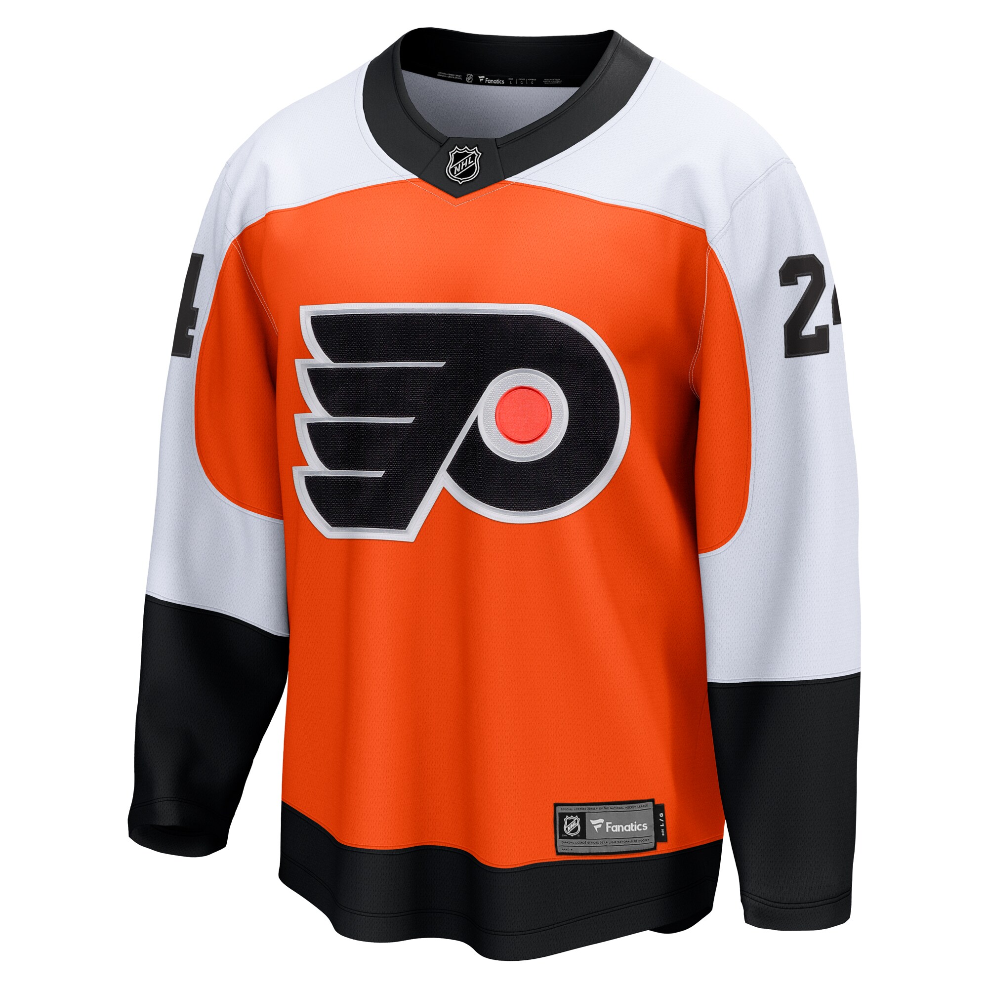 Philadelphia Flyers Nick Seeler Orange Home Breakaway NHL Jersey Men's