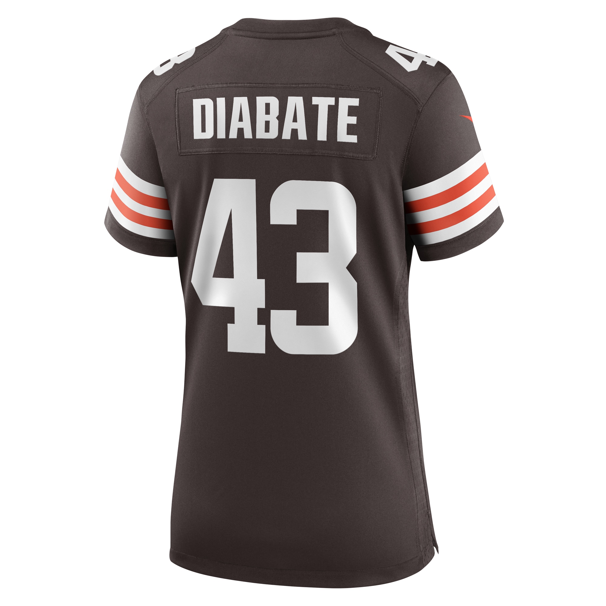 Cleveland Browns Mohamoud Diabate Brown Team Game NFL Jersey Women's