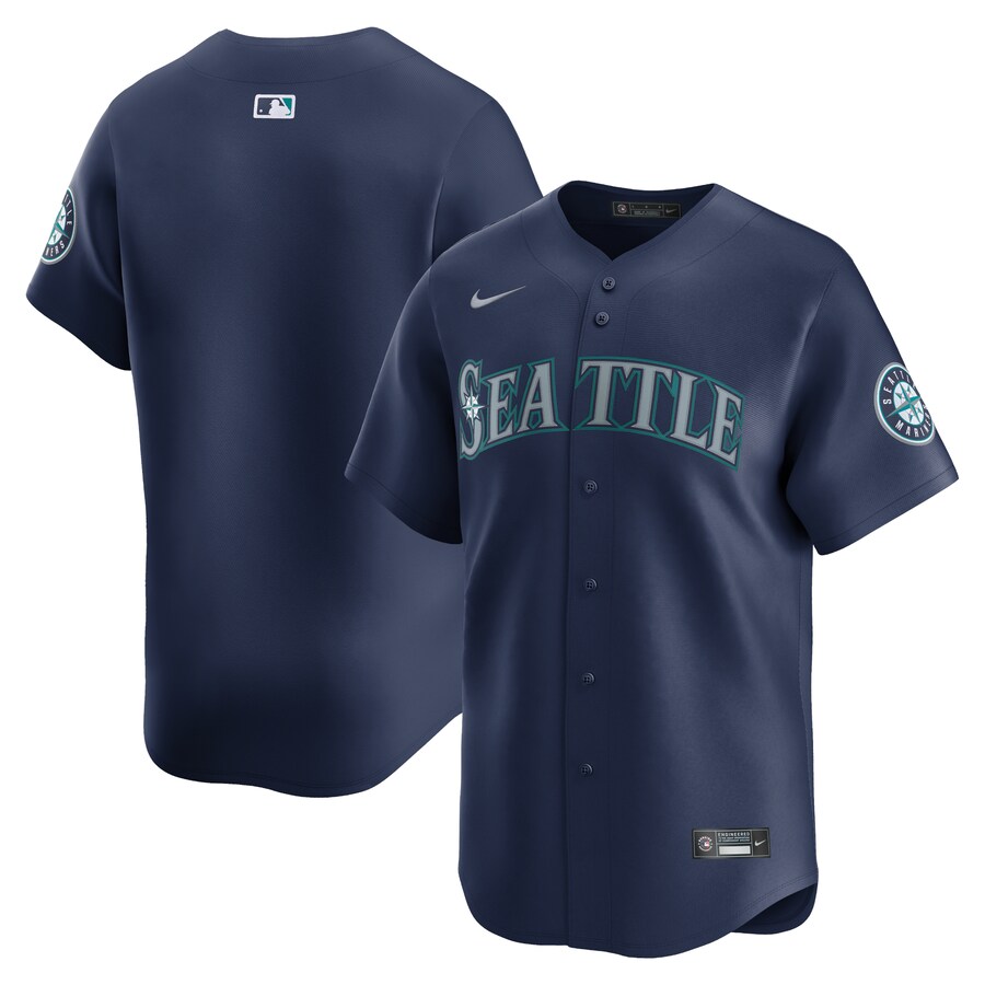 Seattle Mariners Road Limited Jersey Navy