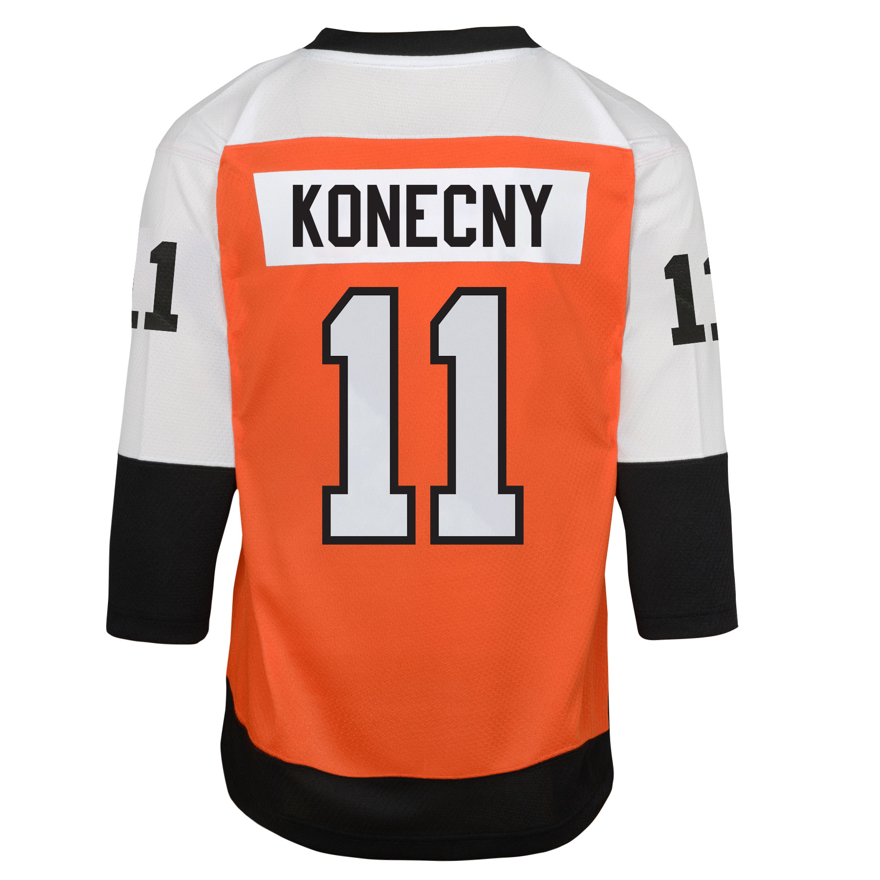 Philadelphia Flyers Travis Konecny Burnt Orange Home Player NHL Jersey Youth