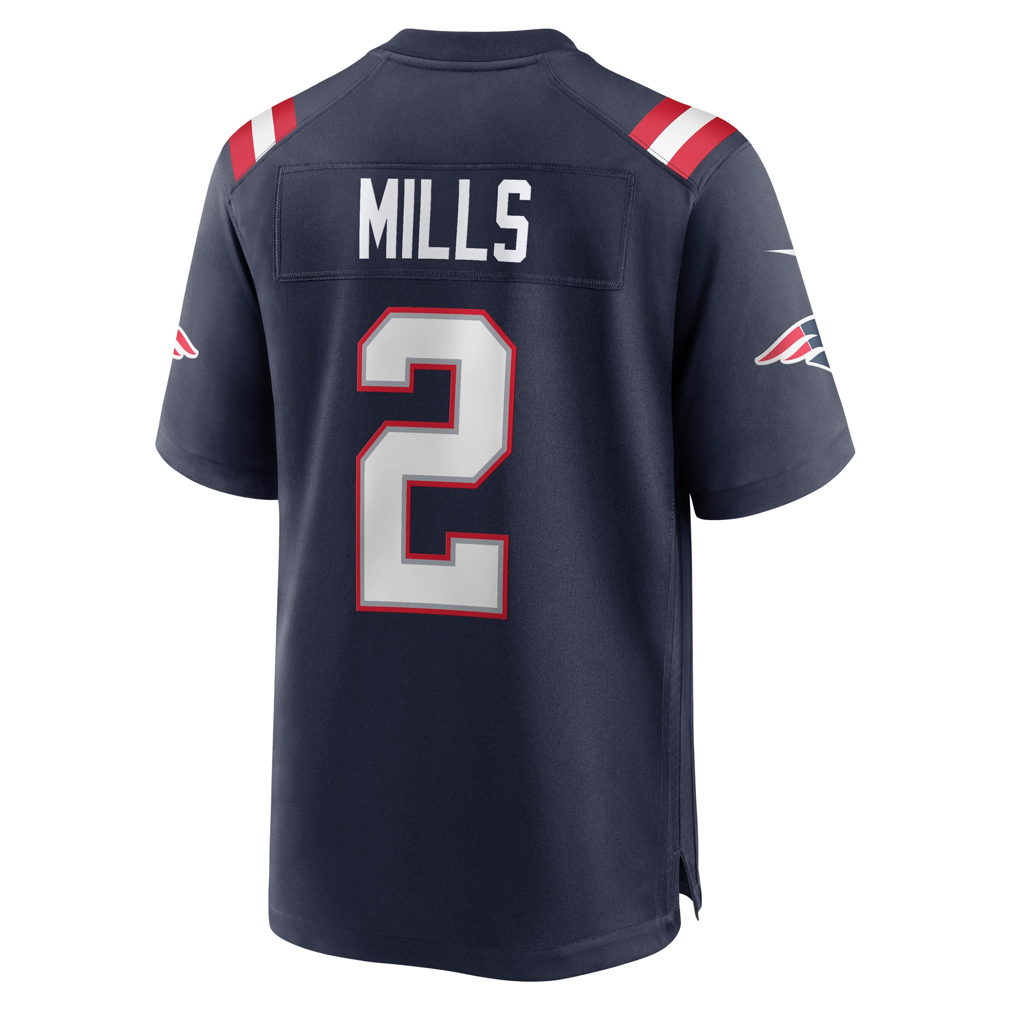 New England Patriots Jalen Mills Navy Game Player NFL Jersey Men's