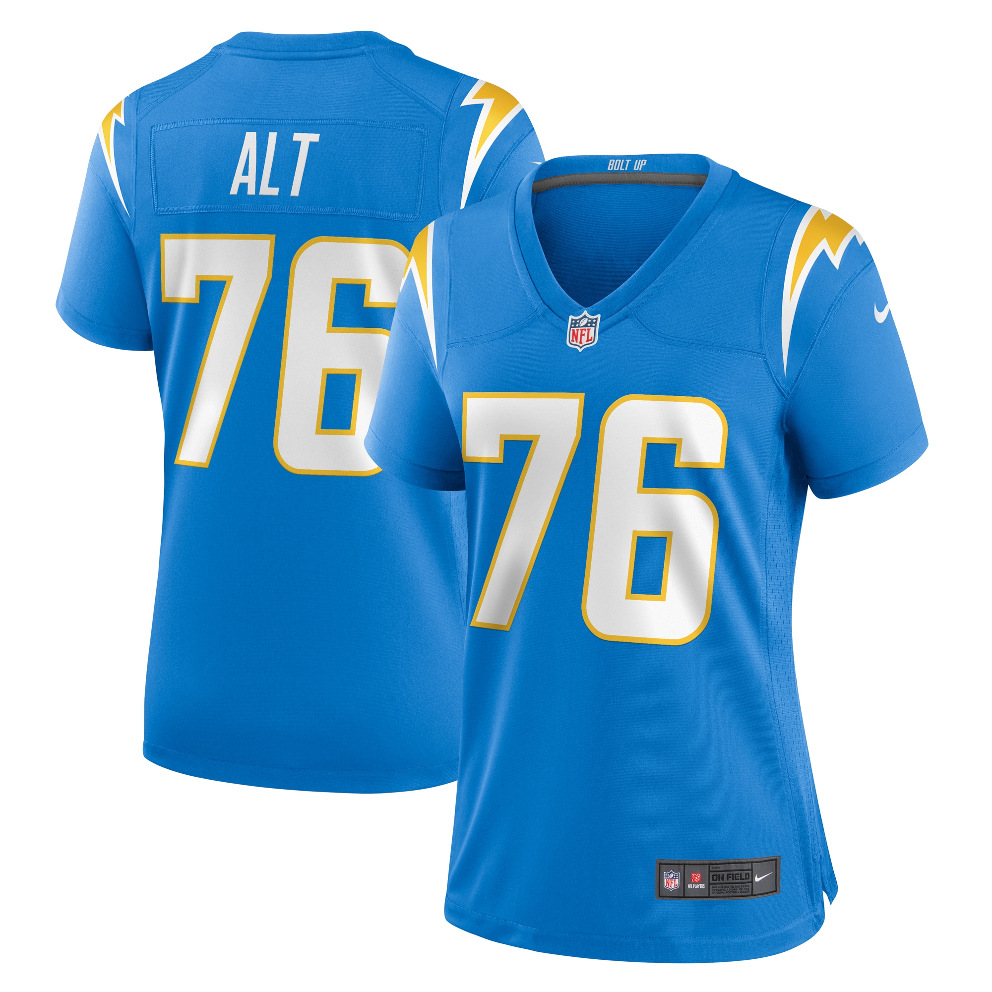 Los Angeles Chargers Joe Alt Powder Blue Game NFL Jersey Women's