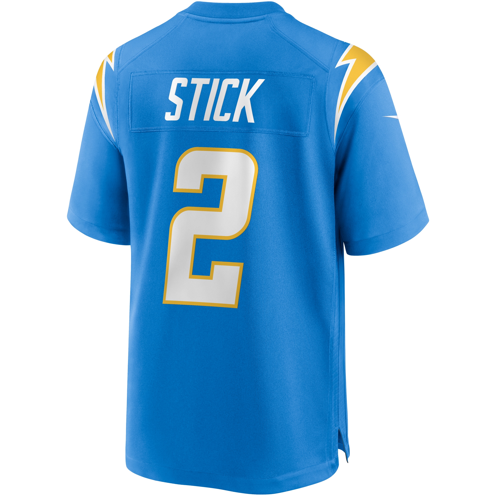 Los Angeles Chargers Easton Stick Powder Blue Game NFL Jersey Men's
