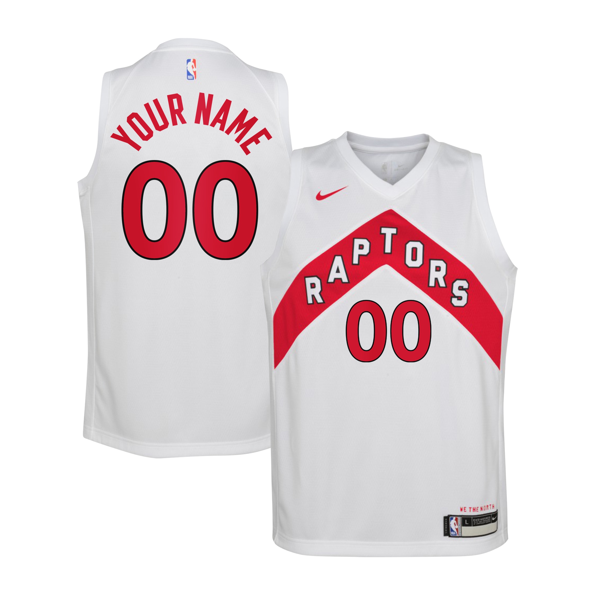 Toronto Raptors Association Swingman Custom NBA Jersey Youth