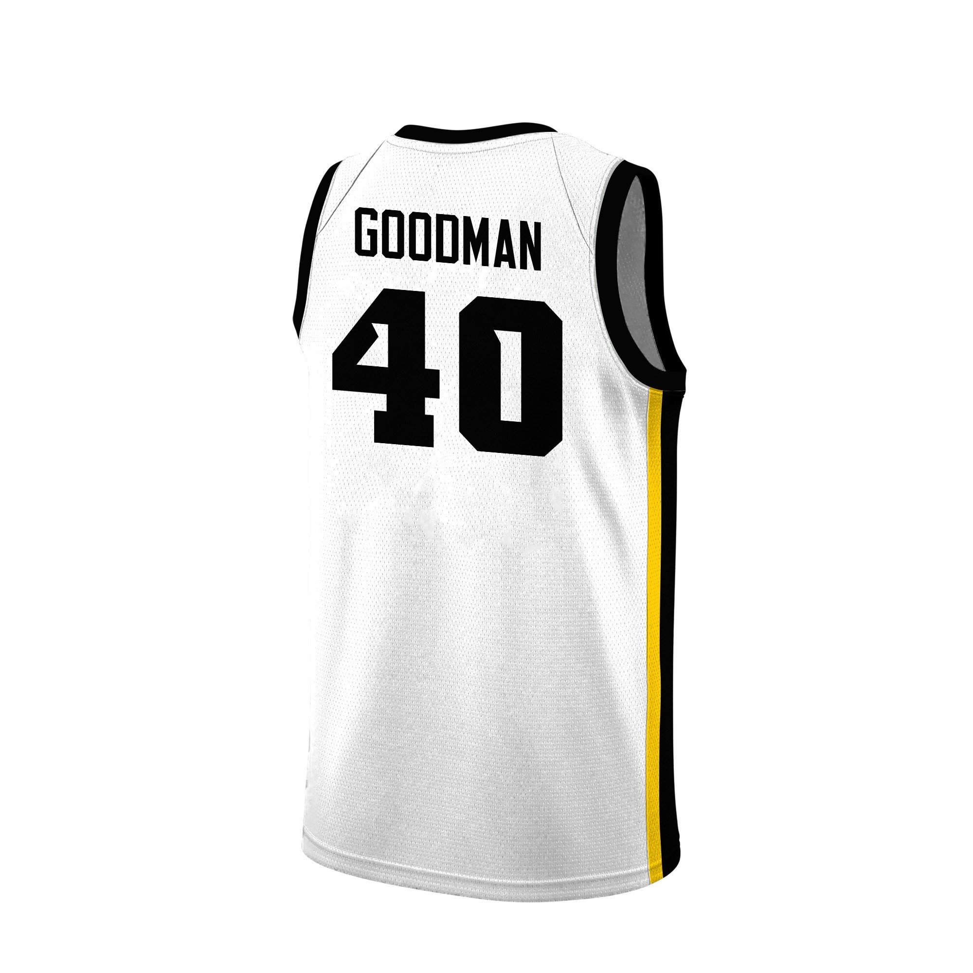 Sharon Goodman 40 Iowa Hawkeyes 2024 White Unisex NCAA Jersey Unisex