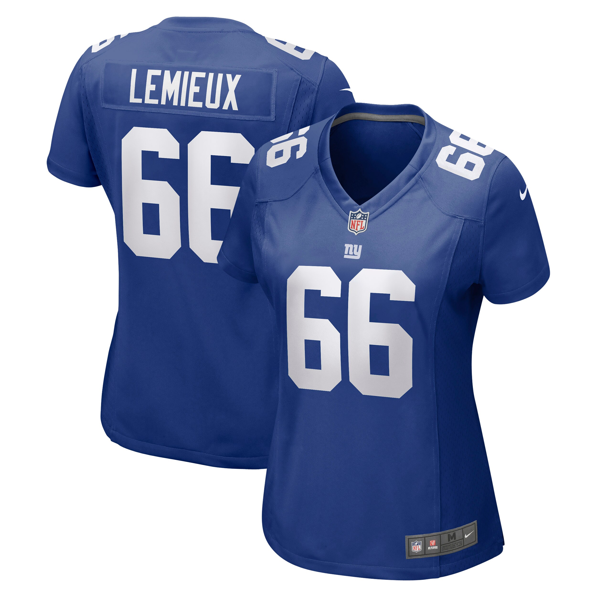 New York Giants Shane Lemieux Royal Game NFL Jersey Women's