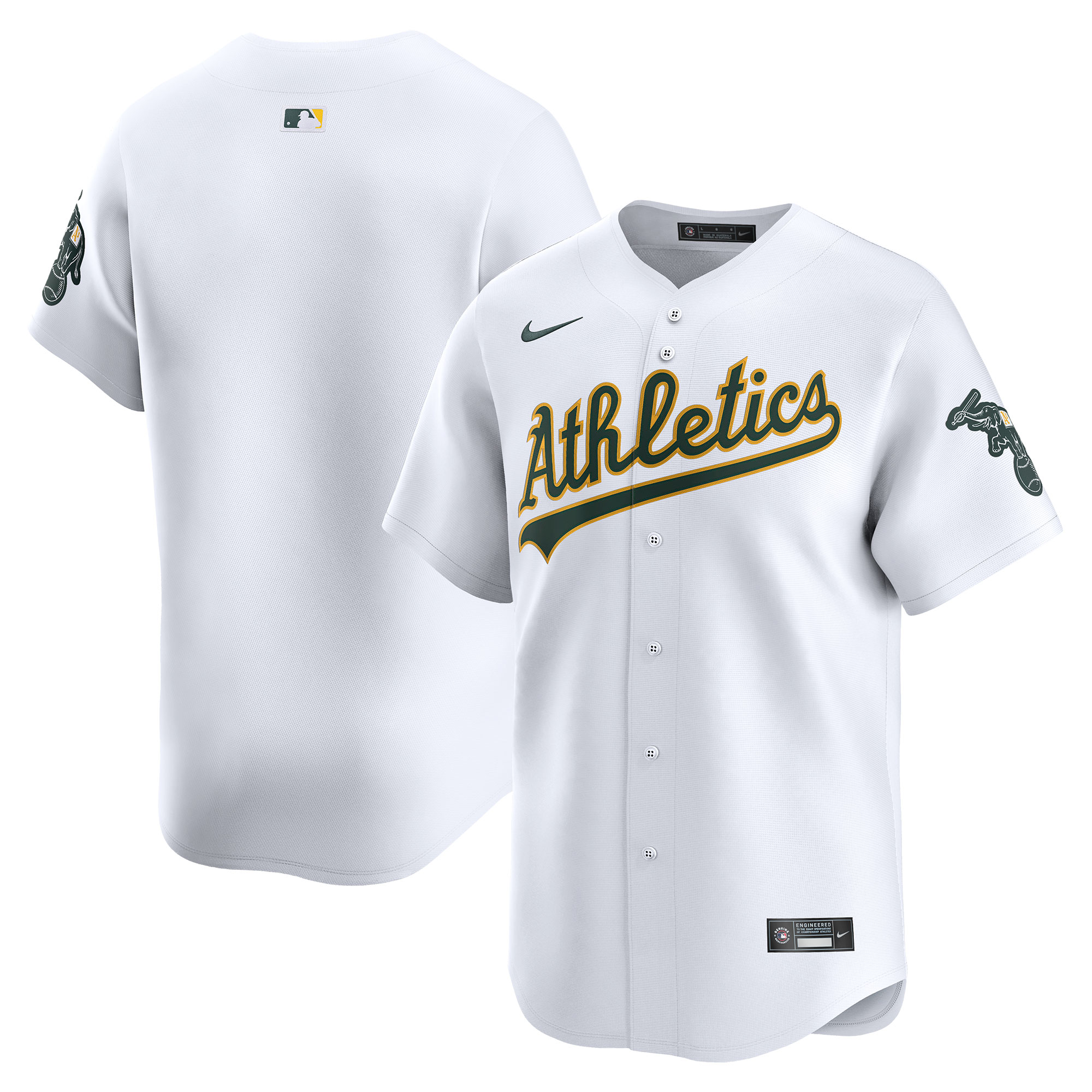Oakland Athletics White Home Limited MLB Jersey Men's