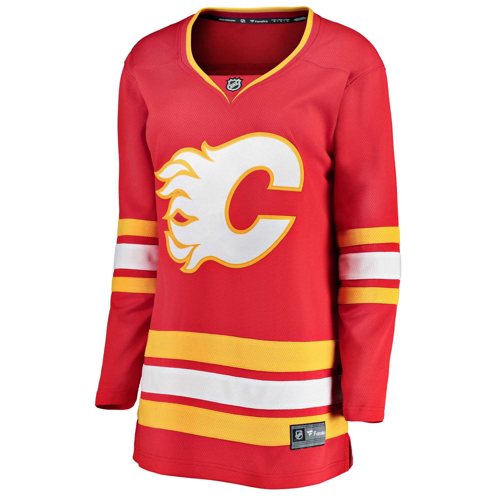 Calgary Flames Red Home Breakaway NHL Jersey Women's