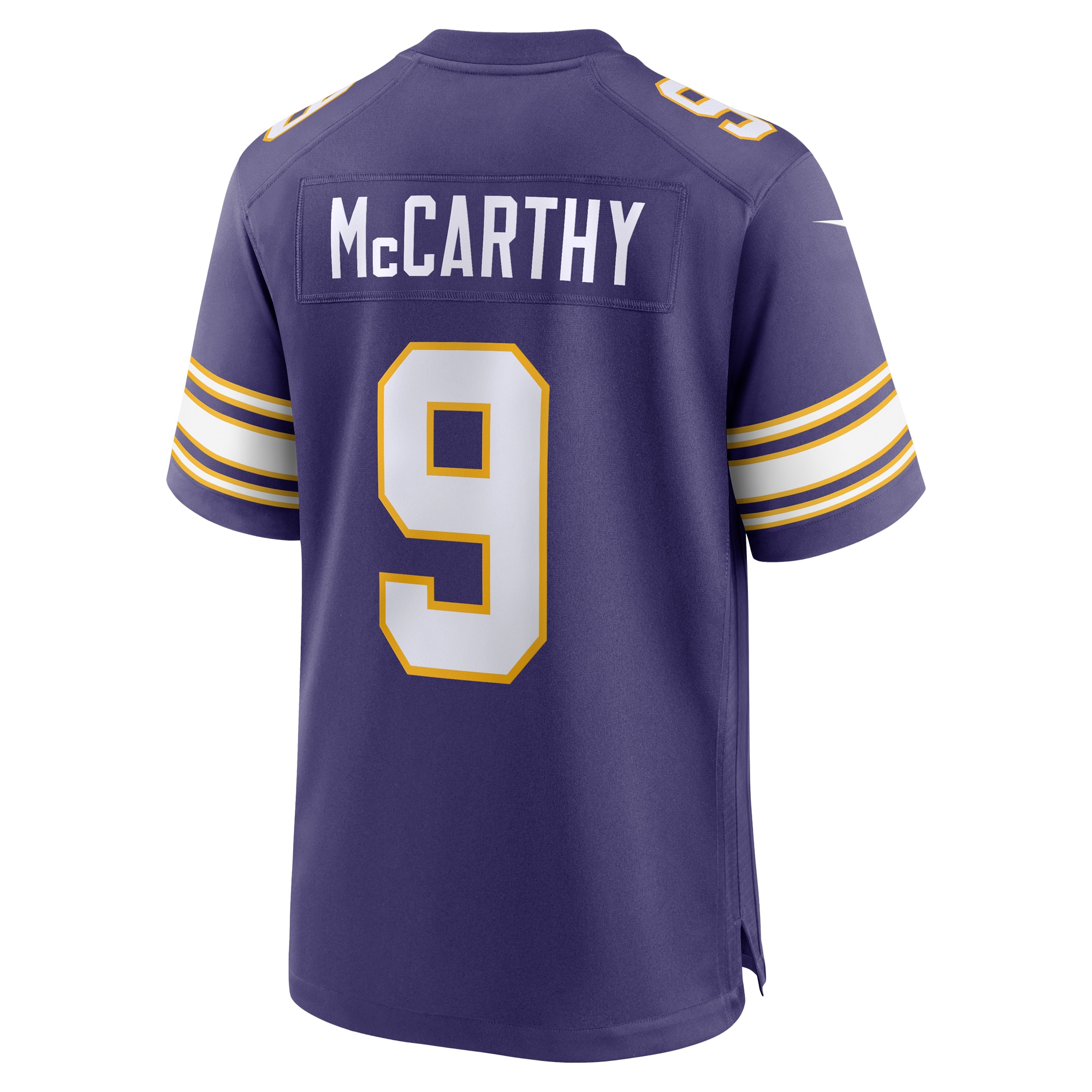 Minnesota Vikings J.J. McCarthy Purple 2nd Alternate Player Game NFL Jersey Men's