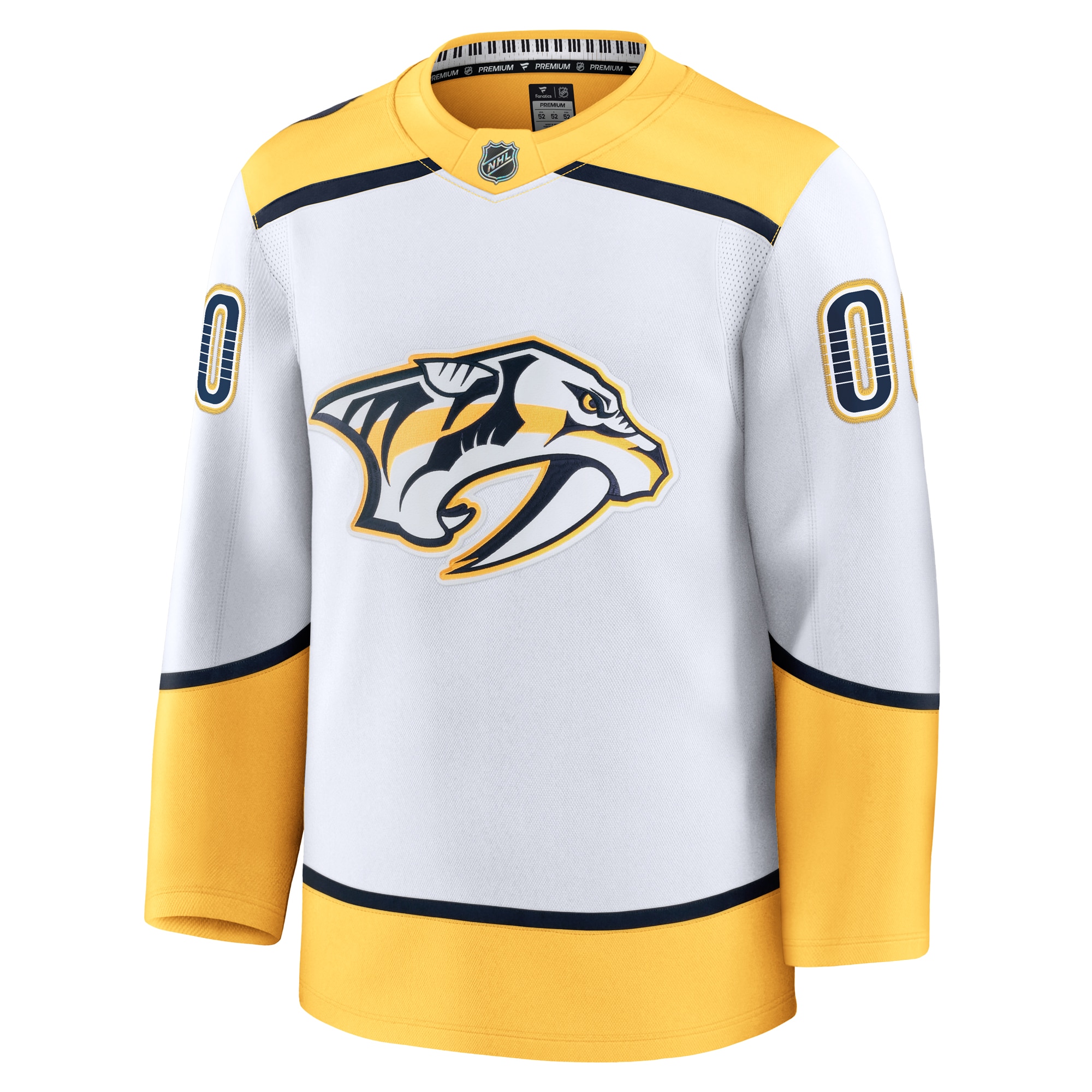 Nashville Predators White Away Premium Custom NHL Jersey Men's