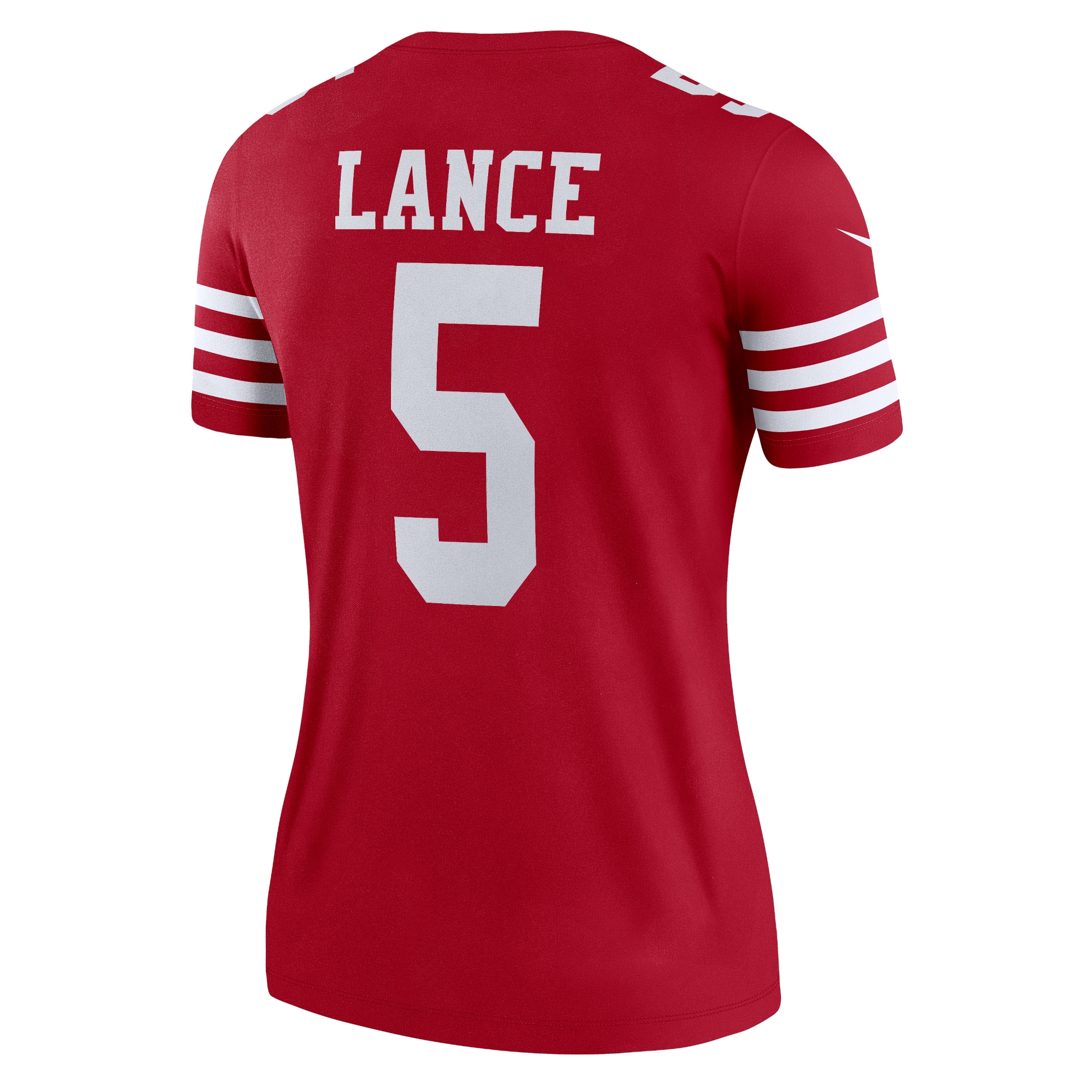 San Francisco 49ers Trey Lance Scarlet Legend Player Performance Top NFL Jersey Women's