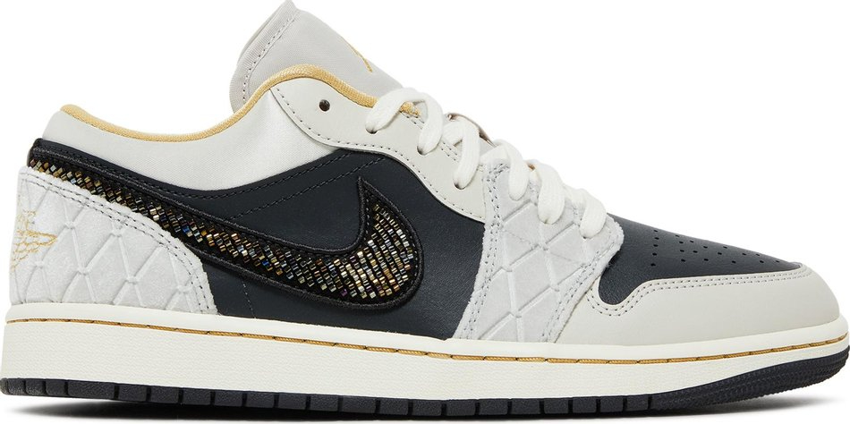 Air Jordan 1 Low SE Beaded Swoosh DV1762-001