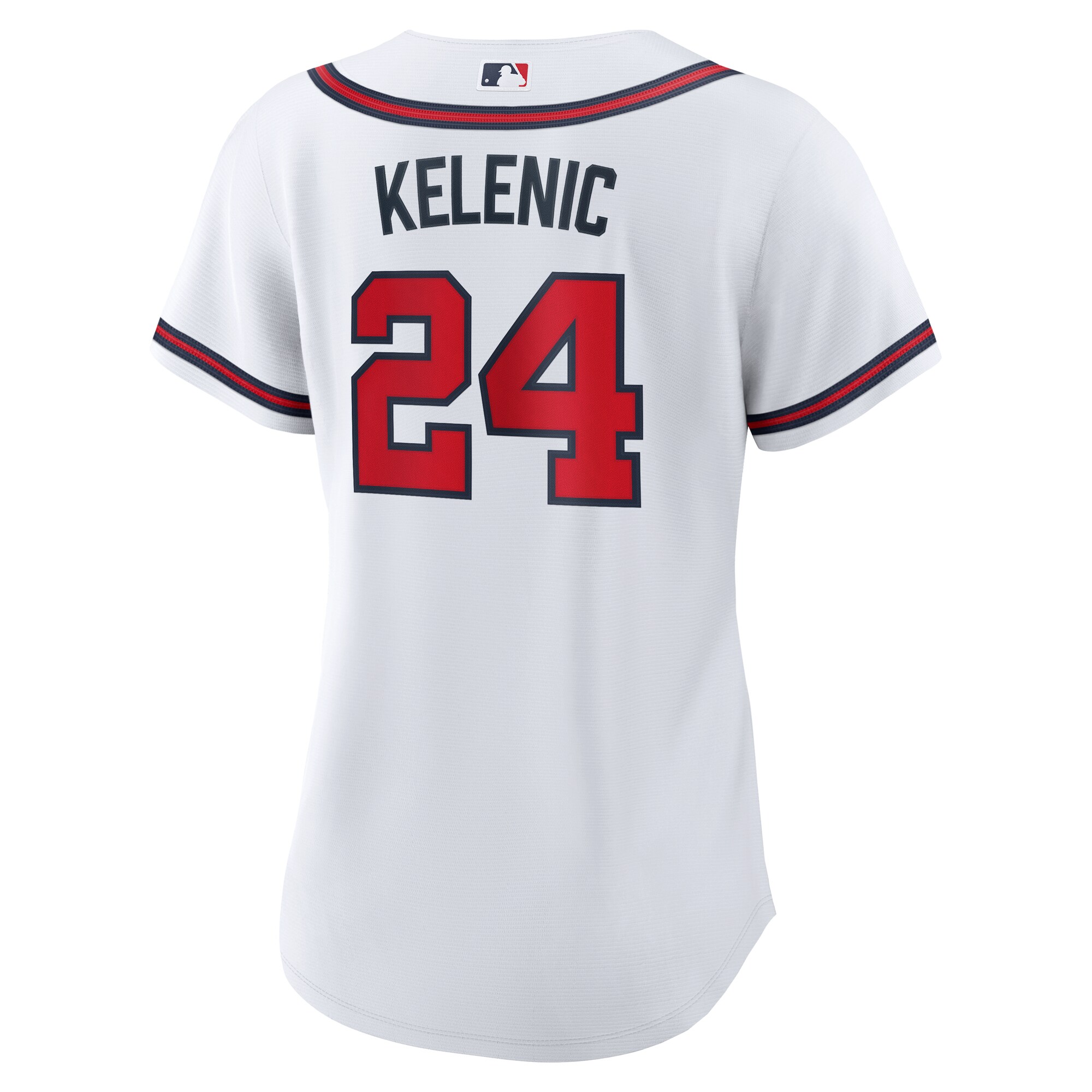 Atlanta Braves Jarred Kelenic White Home MLB Jersey Women's