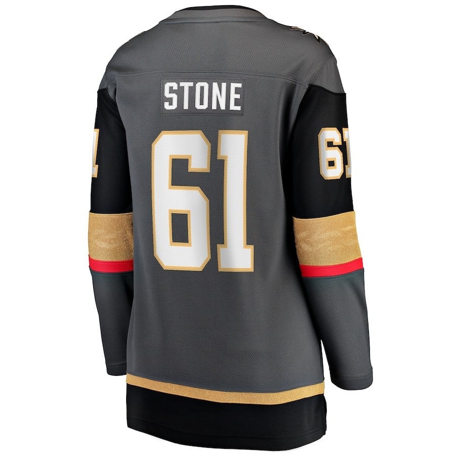 Mark Stone 61 Vegas Golden Knights 2023 Stanley Cup Final Alternate Breakaway Player Black NHL Jersey Women's