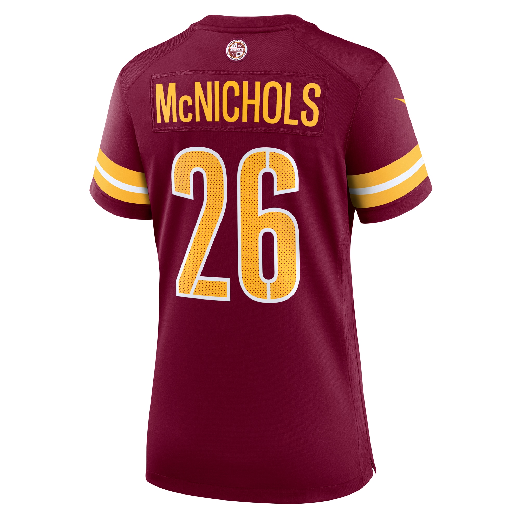 Washington Commanders Jeremy McNichols Burgundy Game NFL Jersey Women's