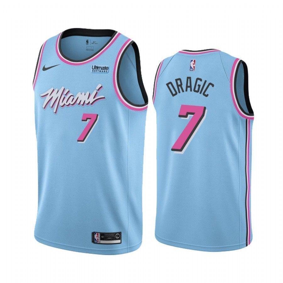 Miami Heat Goran Dragic 7 City Vice Night NBA Jersey Men's