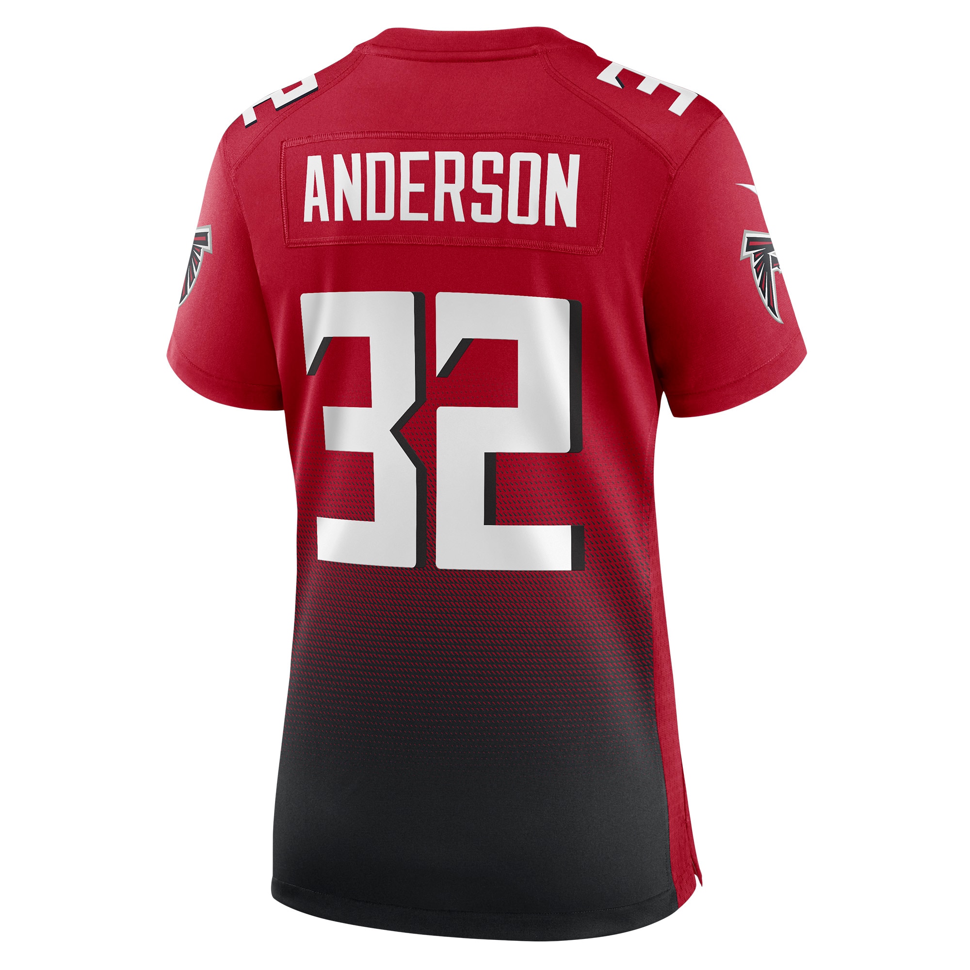 Atlanta Falcons Jamal Anderson Red Retired Game NFL Jersey Women's