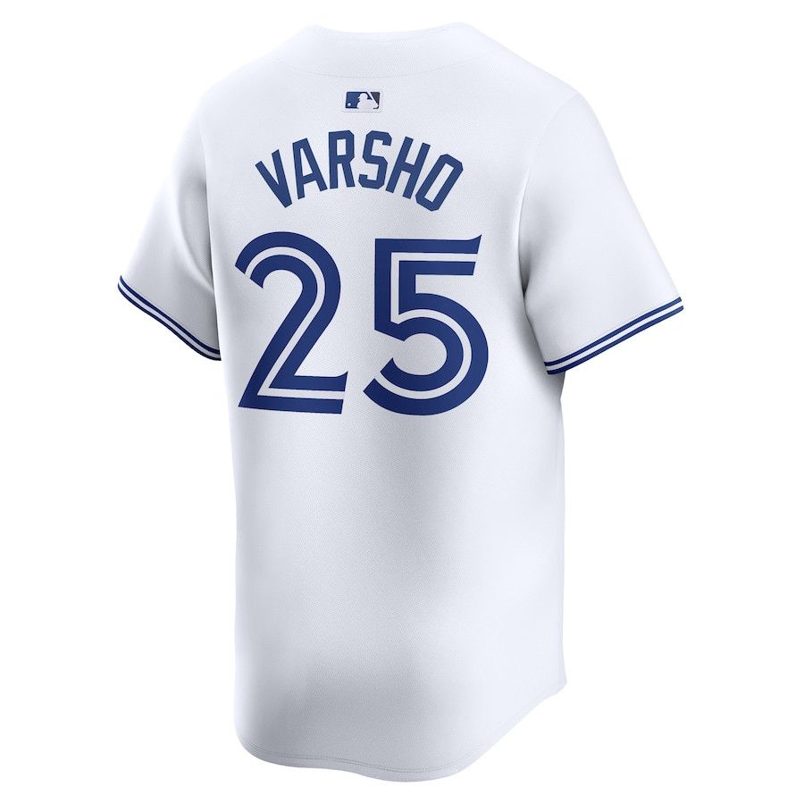Daulton Varsho 25 Toronto Blue Jays Home Limited Player White MLB Jersey Men's