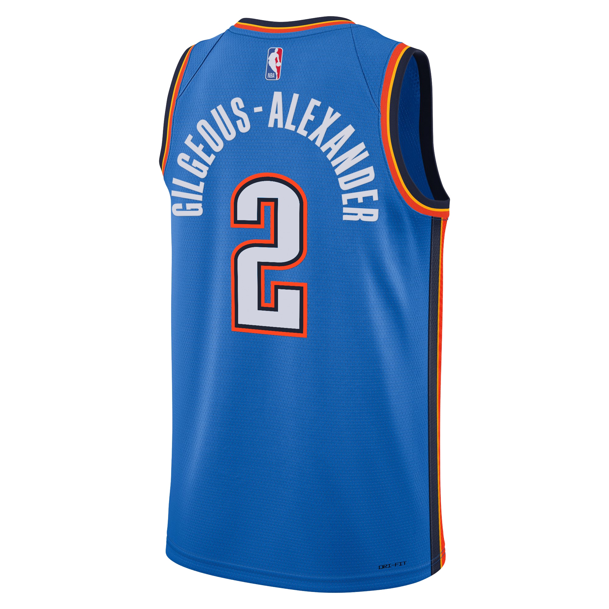 Oklahoma City Thunder Icon Edition Swingman Blue Shai Gilgeous-Alexande NBA Jersey Youth