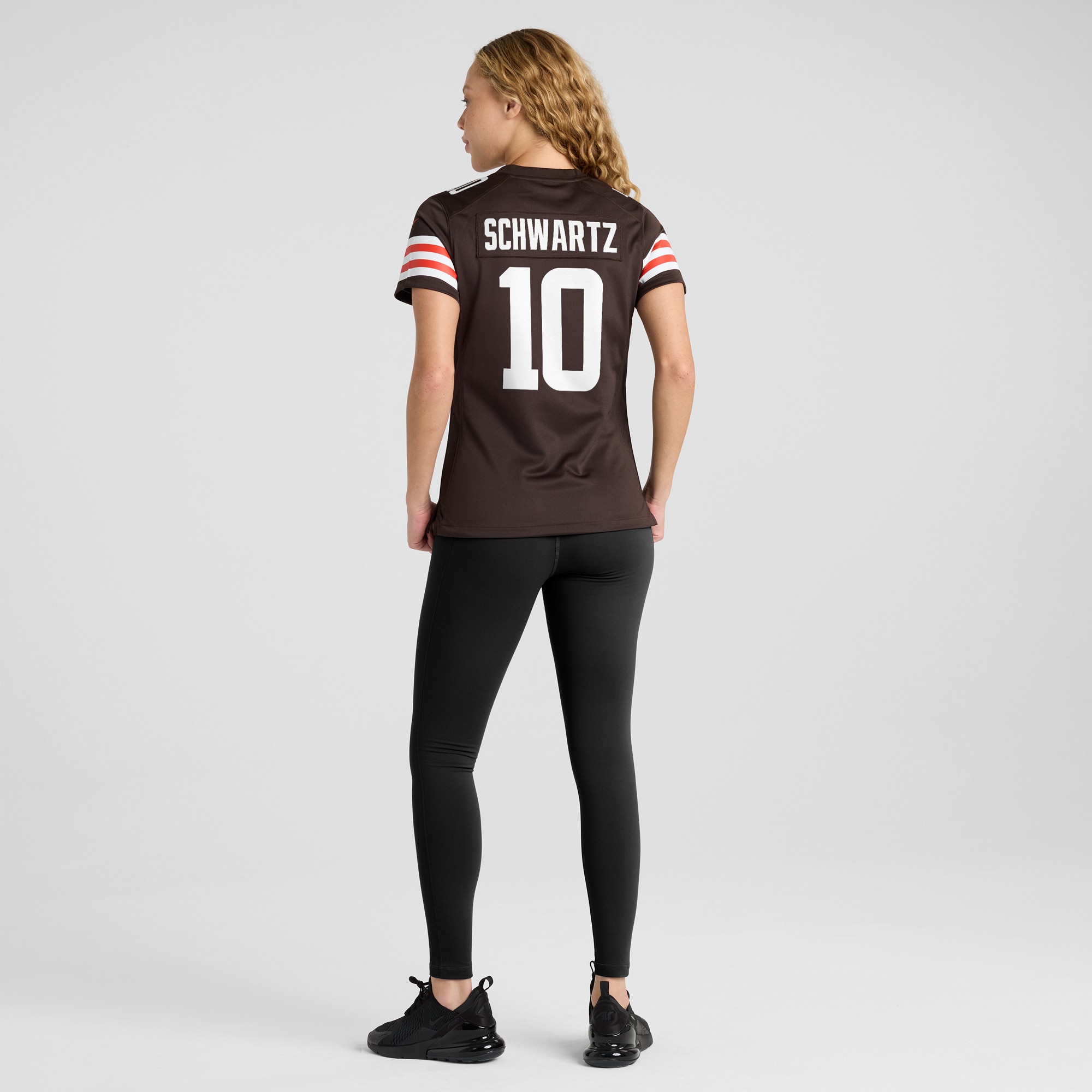 Cleveland Browns Anthony Schwartz Brown Game NFL Jersey Women's