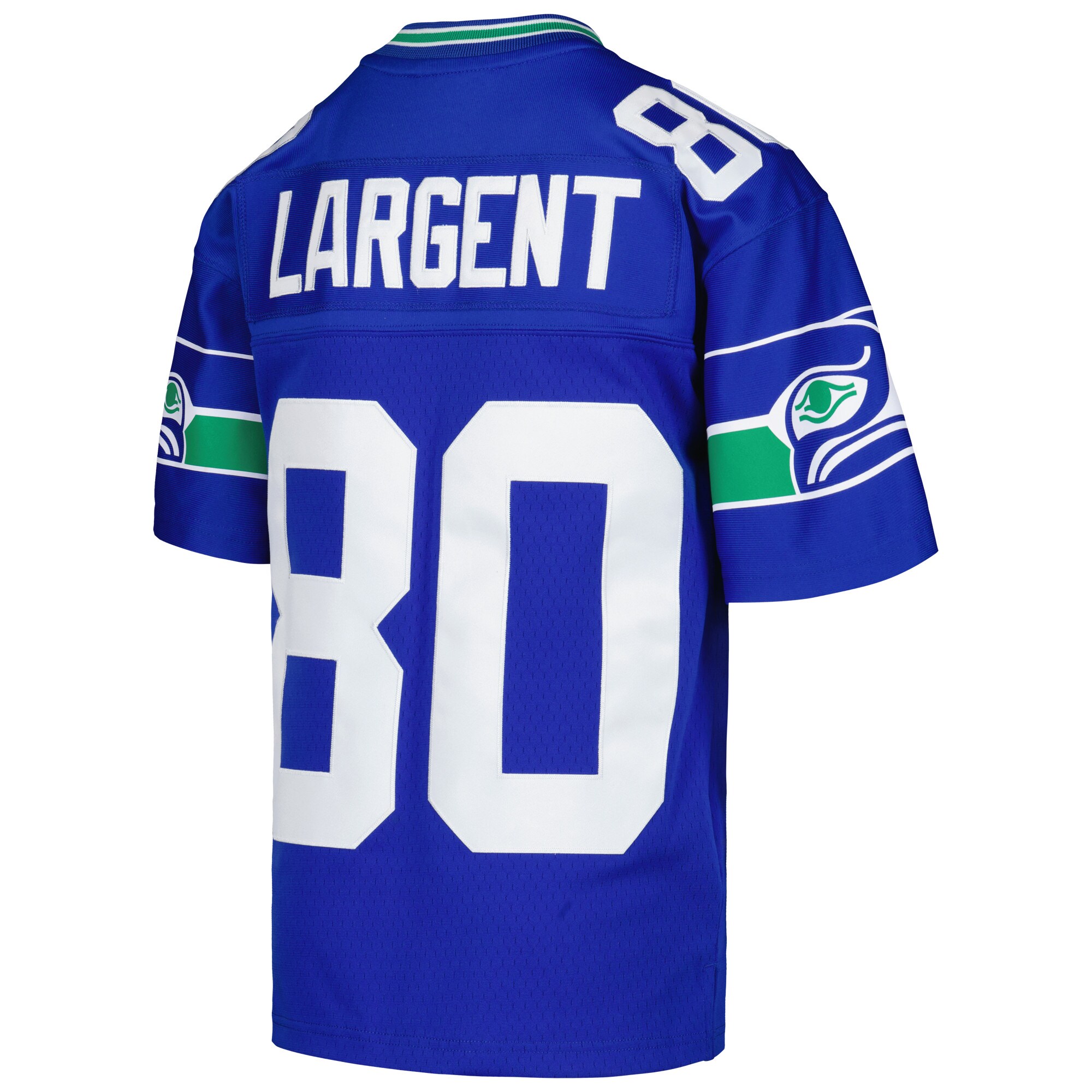 Seattle Seahawks Steve Largent Mitchell Ness Royal 1985 Retired Player Legacy NFL Jersey Youth