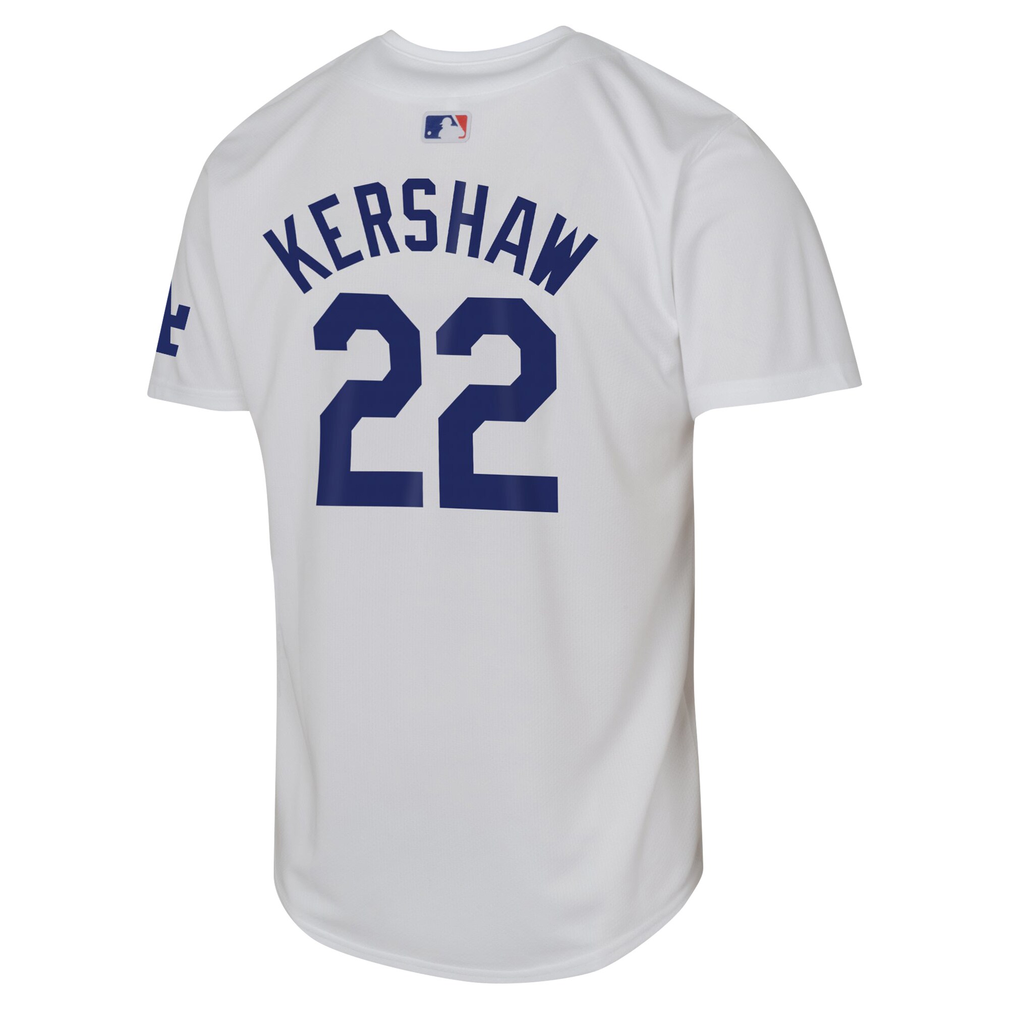 Los Angeles Dodgers Clayton Kershaw White Home Limited MLB Jersey Youth