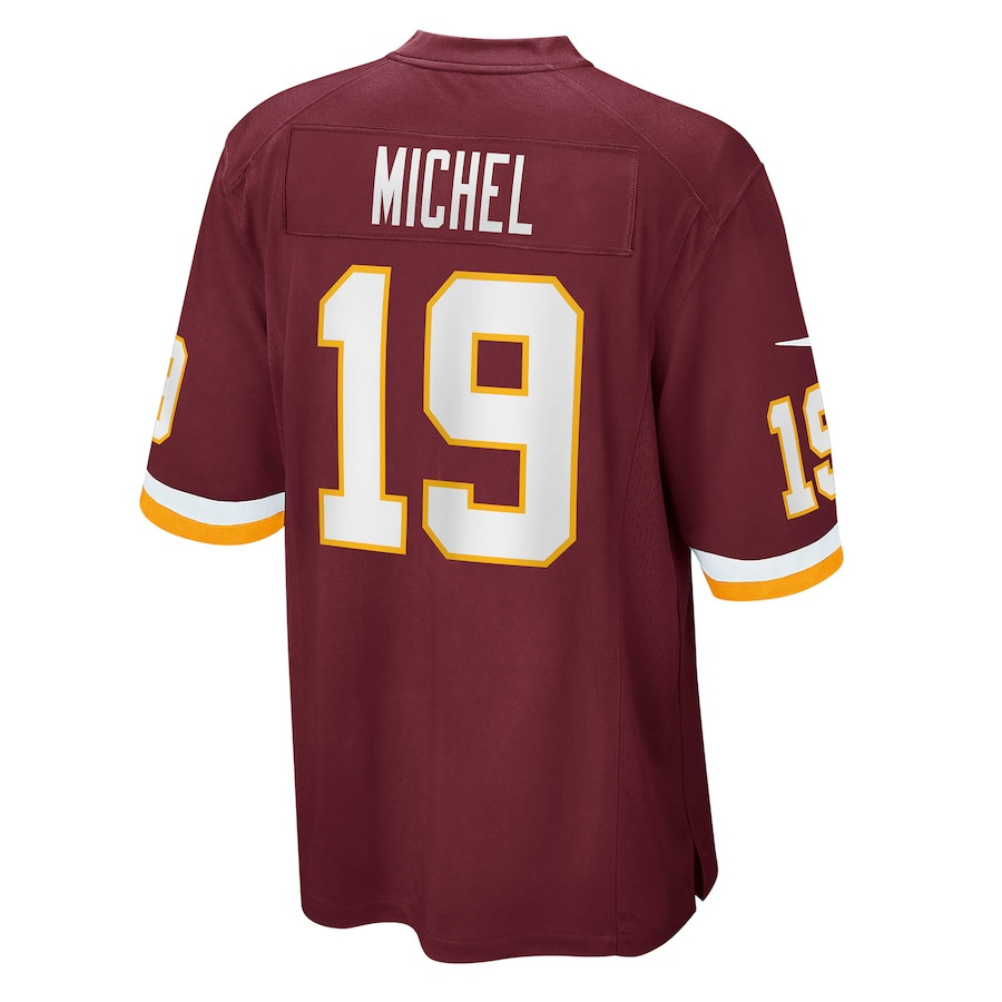 Marken Michel 19 Washington Commanders Team Game Burgundy NFL Jersey Men's
