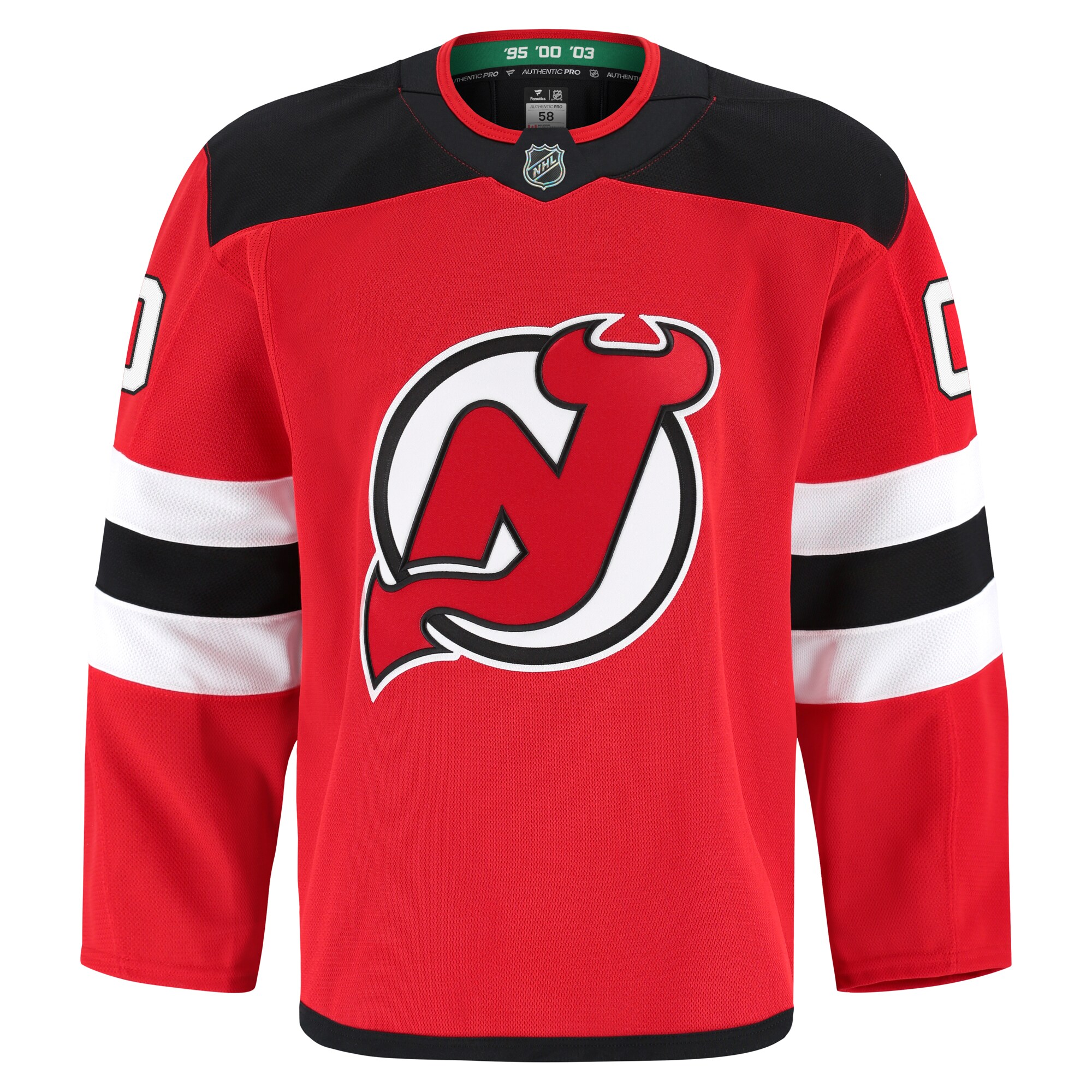 New Jersey Devils Red Home Pro Custom NHL Jersey Men's