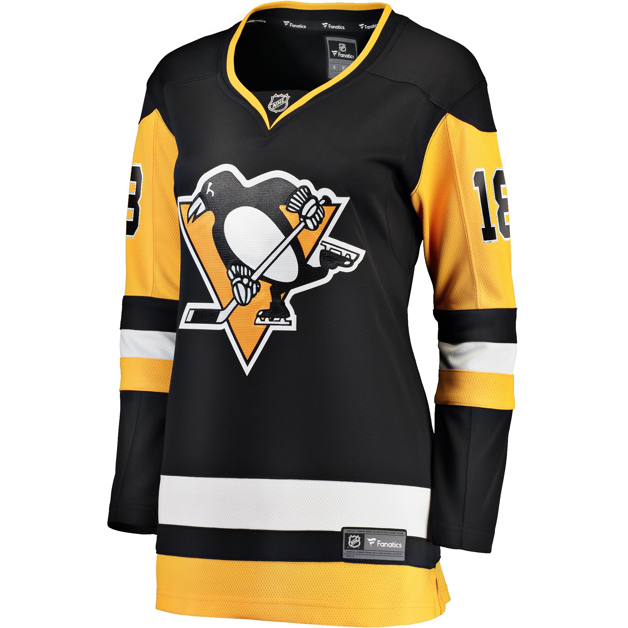 Pittsburgh Penguins Andreas Johnsson Black Home Breakaway Player NHL Jersey Women's