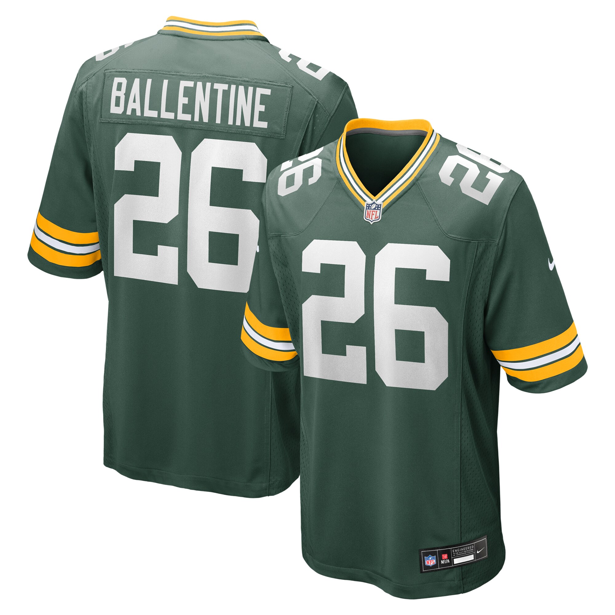 Green Bay Packers Corey Ballentine Green Game NFL Jersey Men's