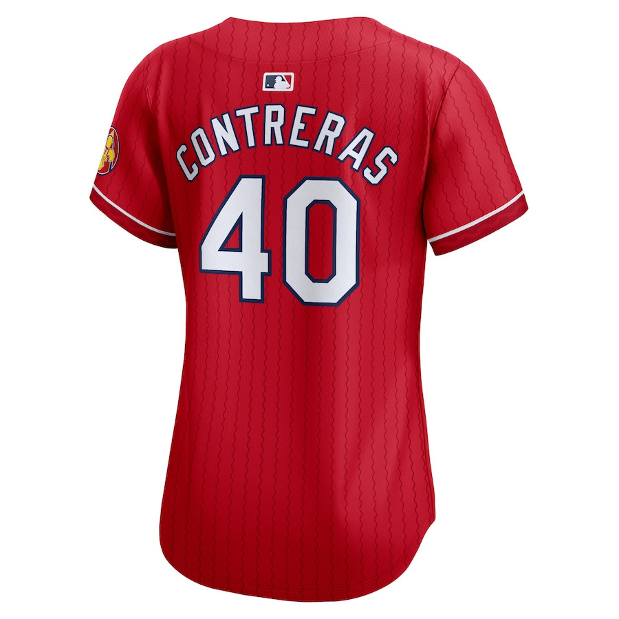 Willson Contreras 40 St. Louis Cardinals 2024 City Connect Limited Red MLB Jersey Women's