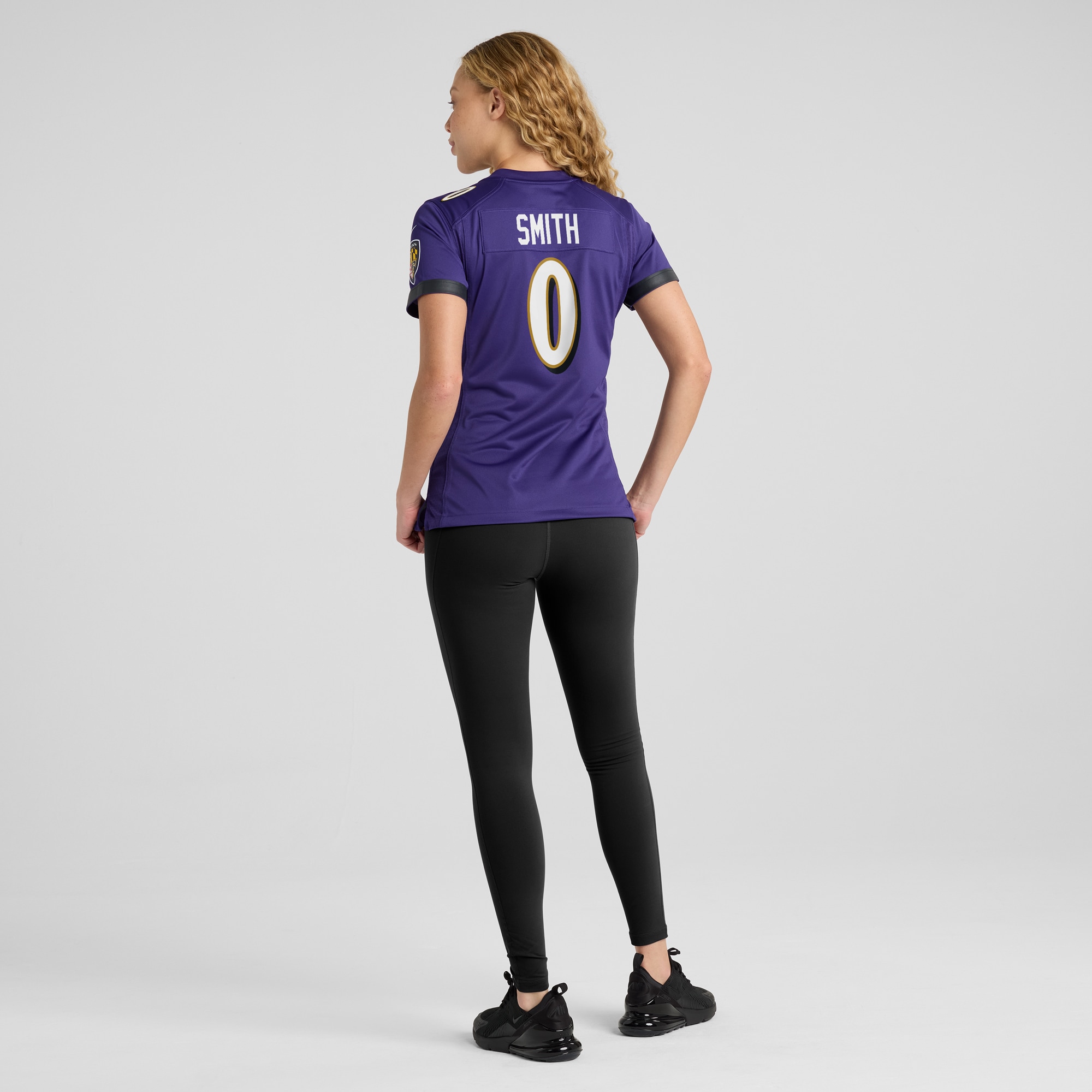 Baltimore Ravens Roquan Smith Purple Team Game NFL Jersey Women's