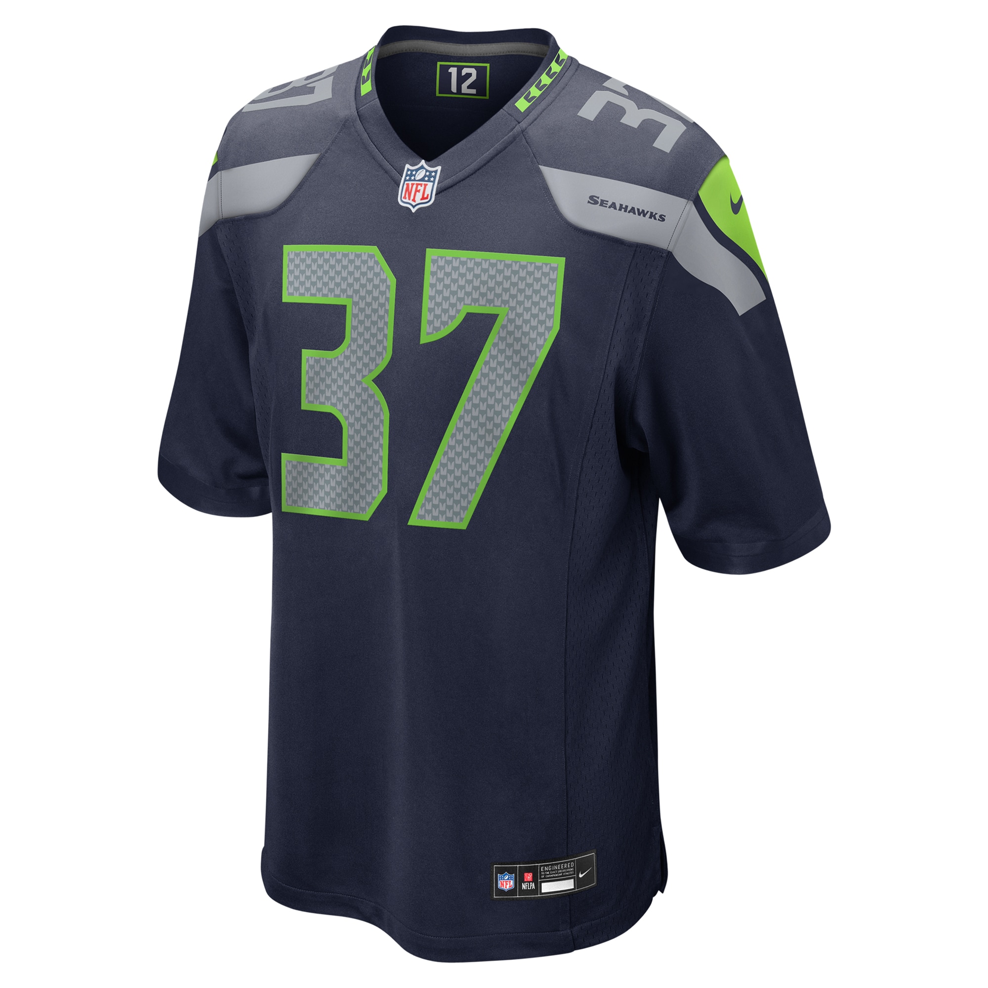 Seattle Seahawks Damarion Williams College Navy Game NFL Jersey Men's