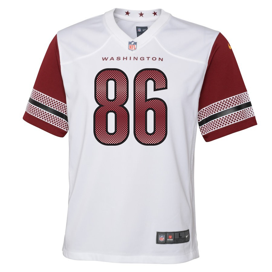 Zach Ertz 86 Washington Commanders Game White NFL Jersey Youth