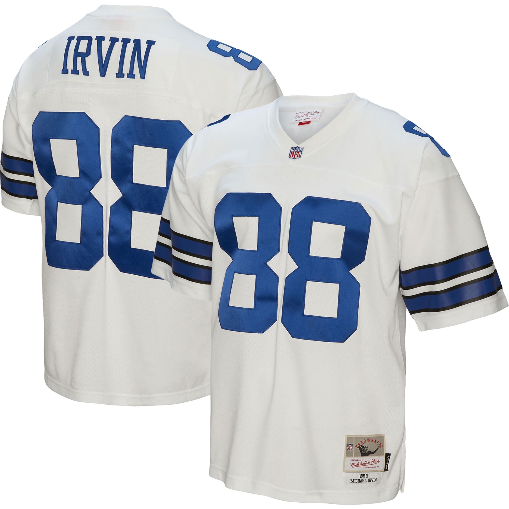 Dallas Cowboys Michael Irvin Mitchell Ness White Legacy NFL Jersey Men's