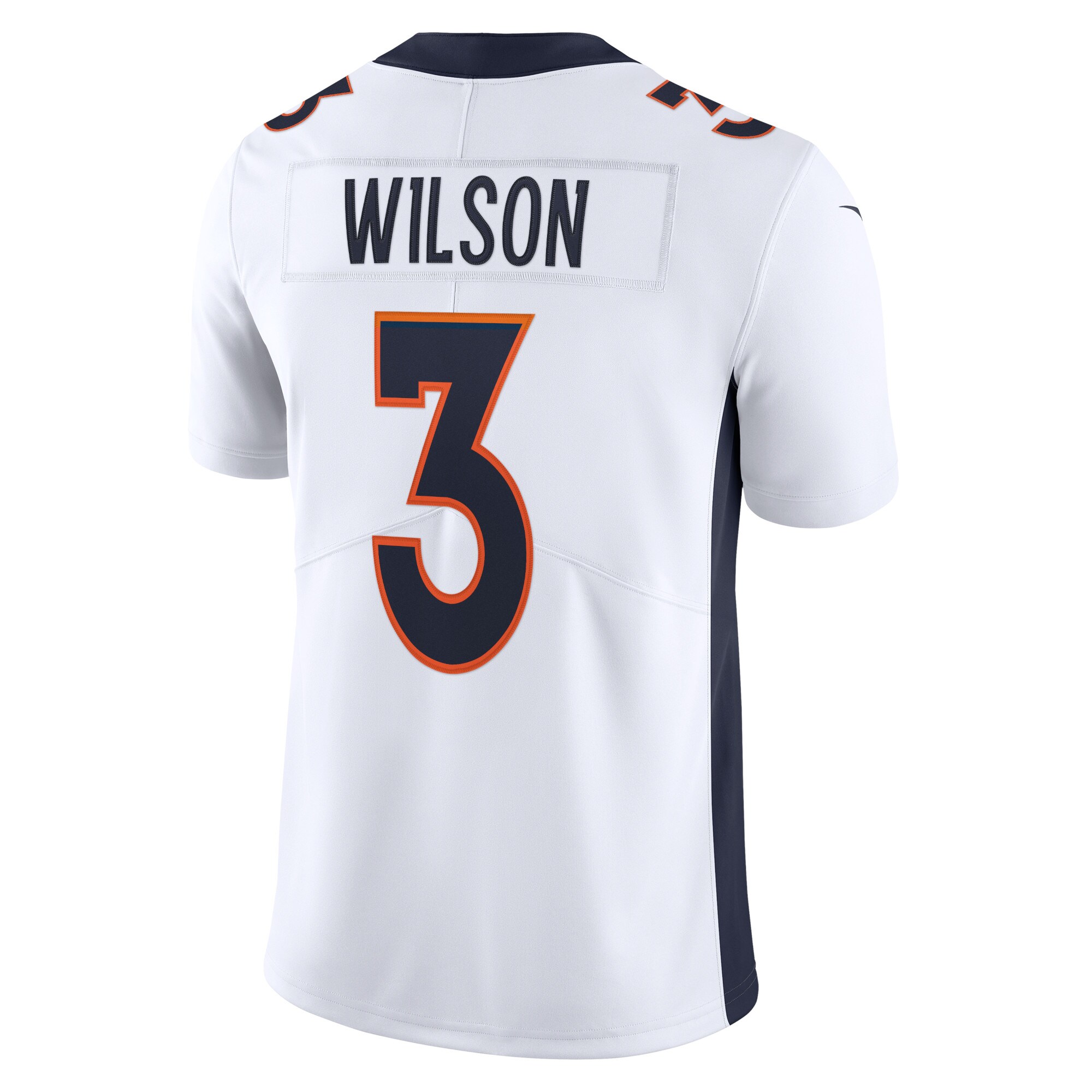 Denver Broncos Russell Wilson White Team Vapor Limited NFL Jersey Men's