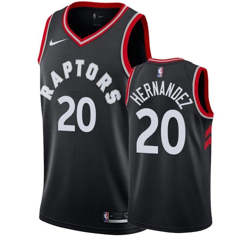 Toronto Raptors Dewan Hernandez 20 Statet NBA Jersey Men's