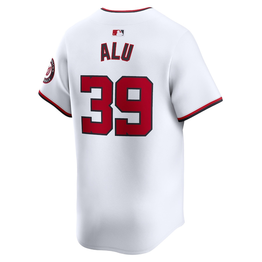Jake Alu 39 Washington Nationals Home Limited Player White MLB Jersey Men's