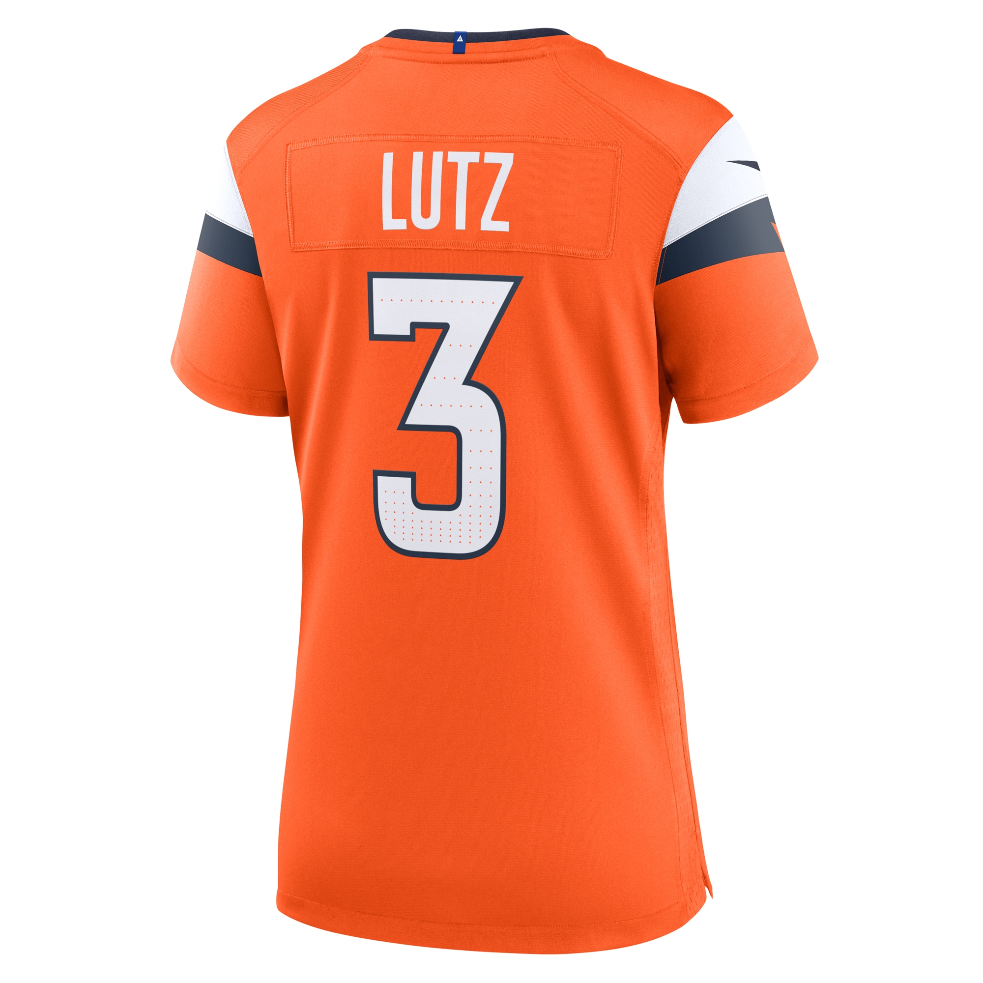 Denver Broncos Wil Lutz Orange Team Game NFL Jersey Women's