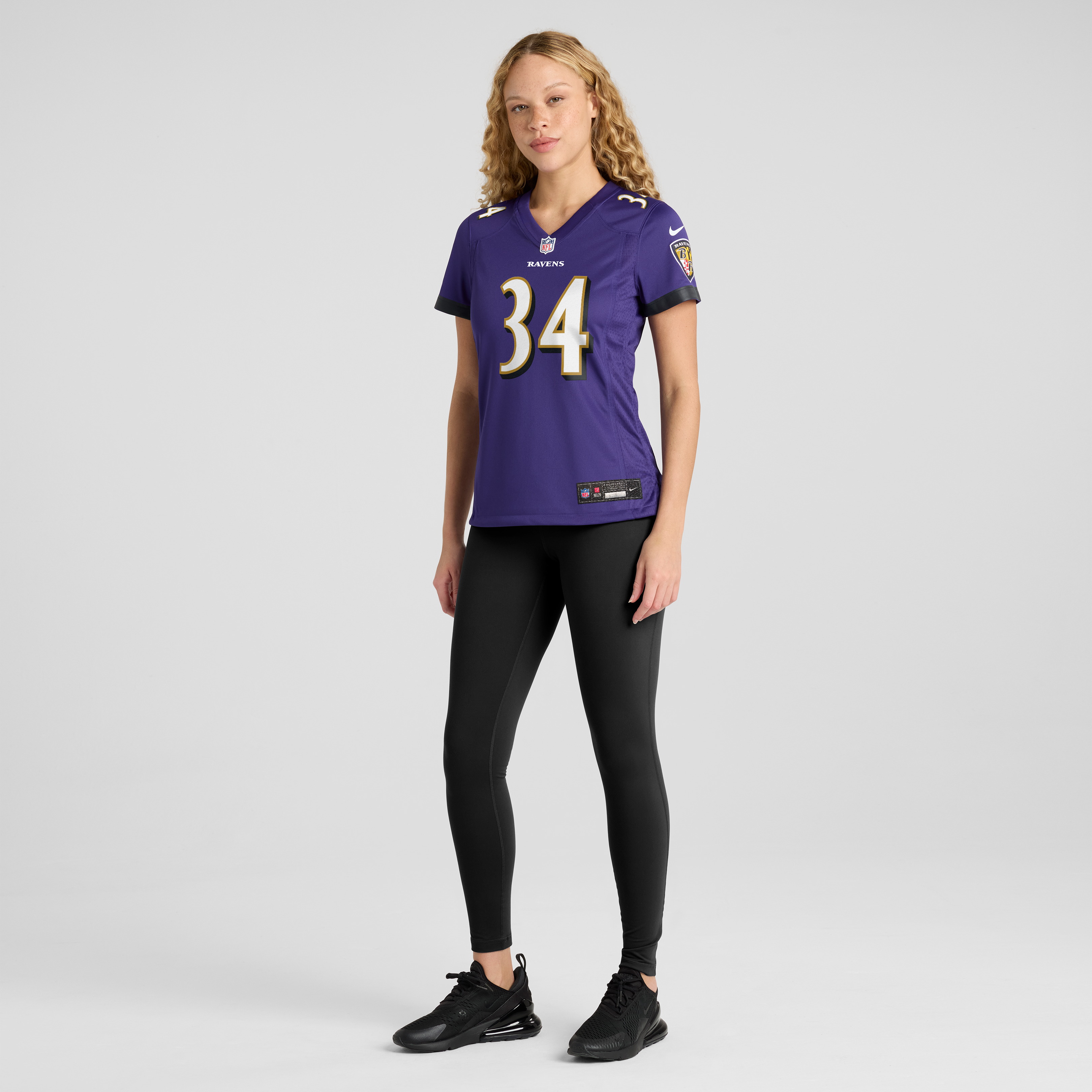 Baltimore Ravens Keaton Mitchell Purple Game NFL Jersey Women's