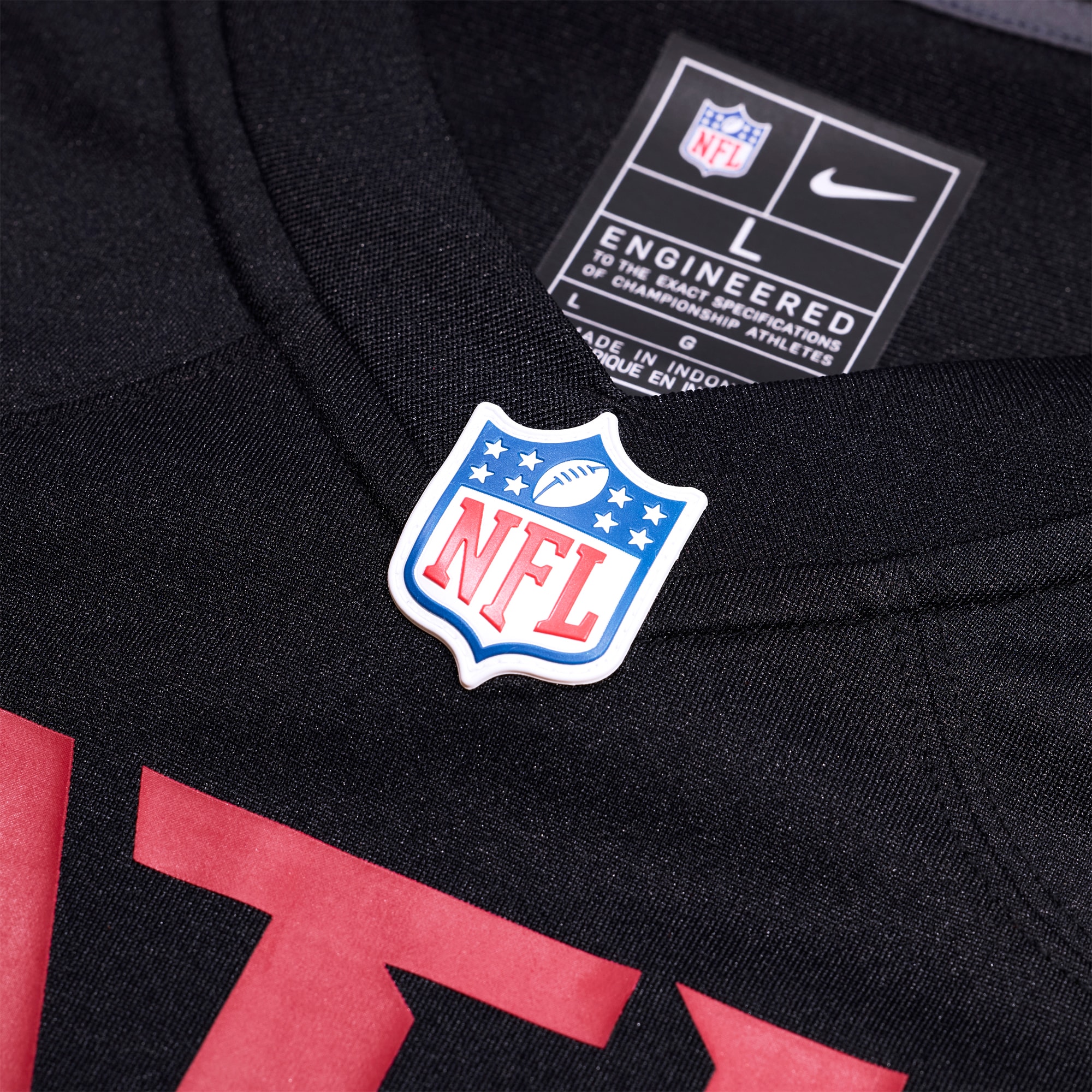 Atlanta Falcons Carlos Washington Jr. Black Team Game NFL Jersey Men's