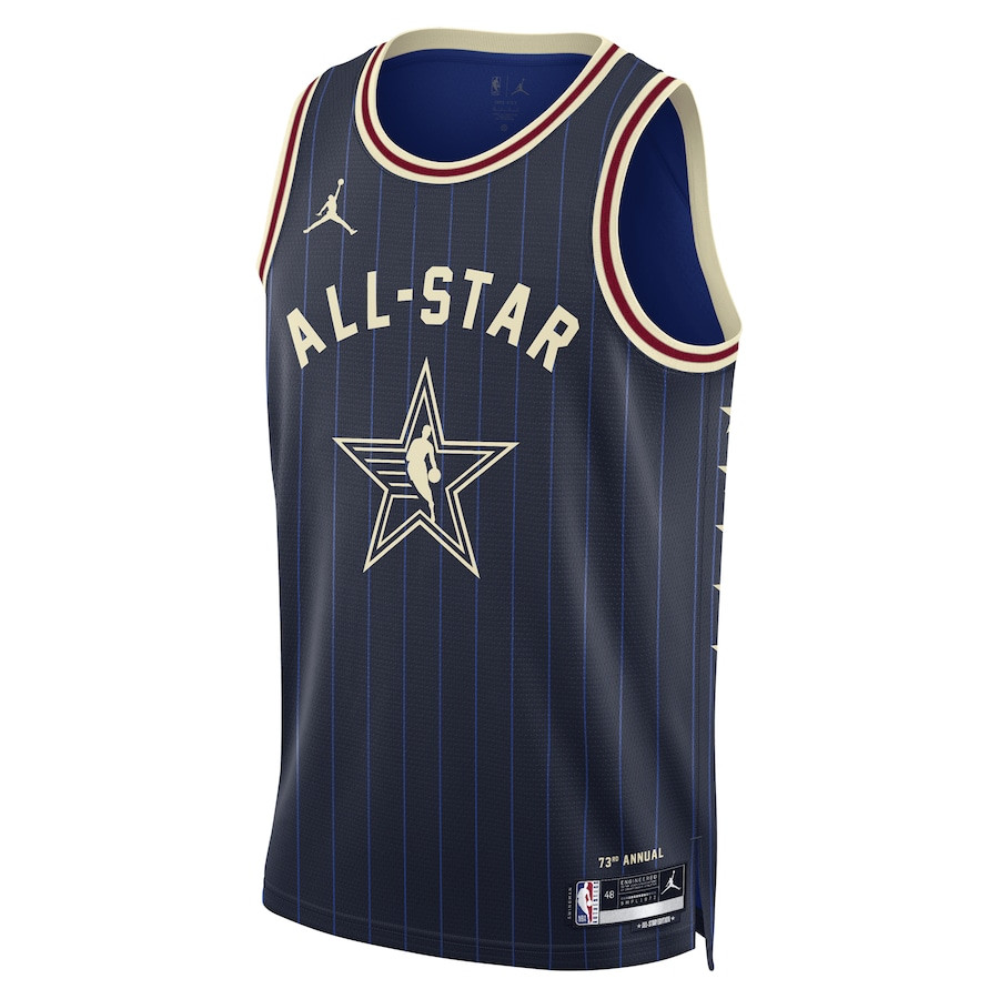 2024 All Star Game Swingman Custom Navy NBA Jersey Men's